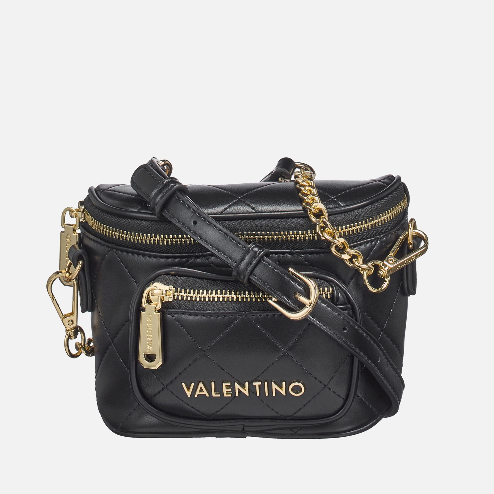 Valentino Nur Re Quilted Faux Leather Belt Bag