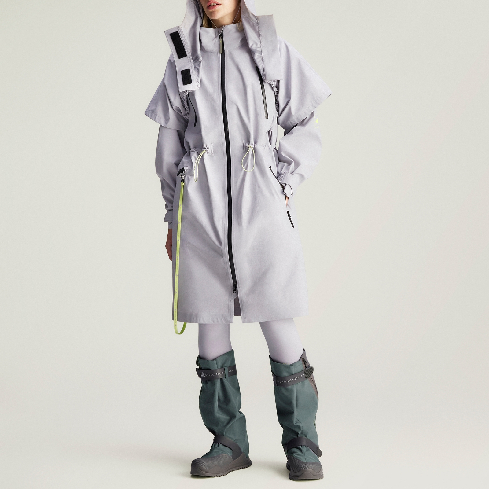 Adidas X Stella McCartney Truenature Rain Ready Shell Coat - S