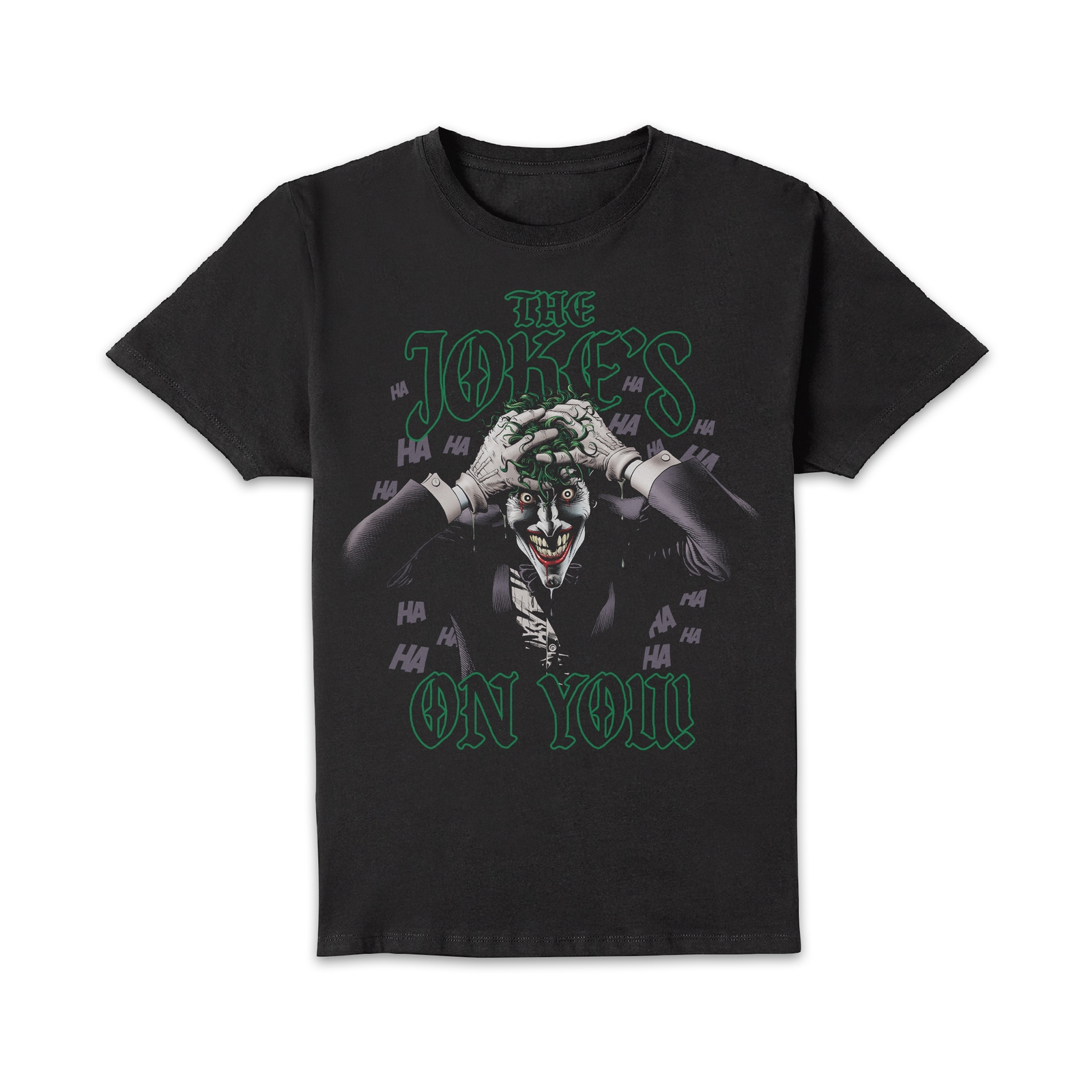 Joker The Joke's On You Unisex T-Shirt - Black - L - Black