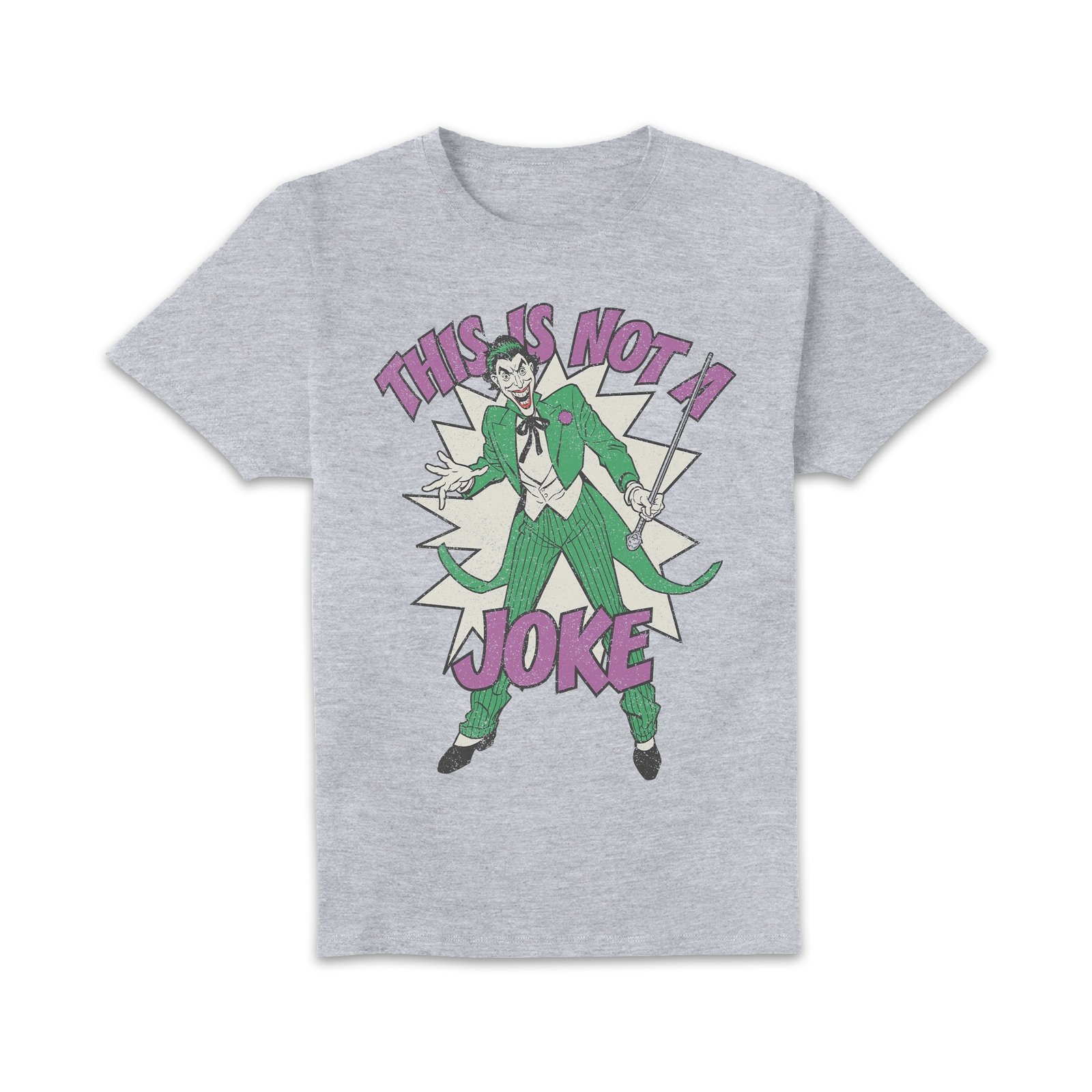 Joker This Is Not A Joke Unisex T-Shirt - Grey - 3XL - Grey