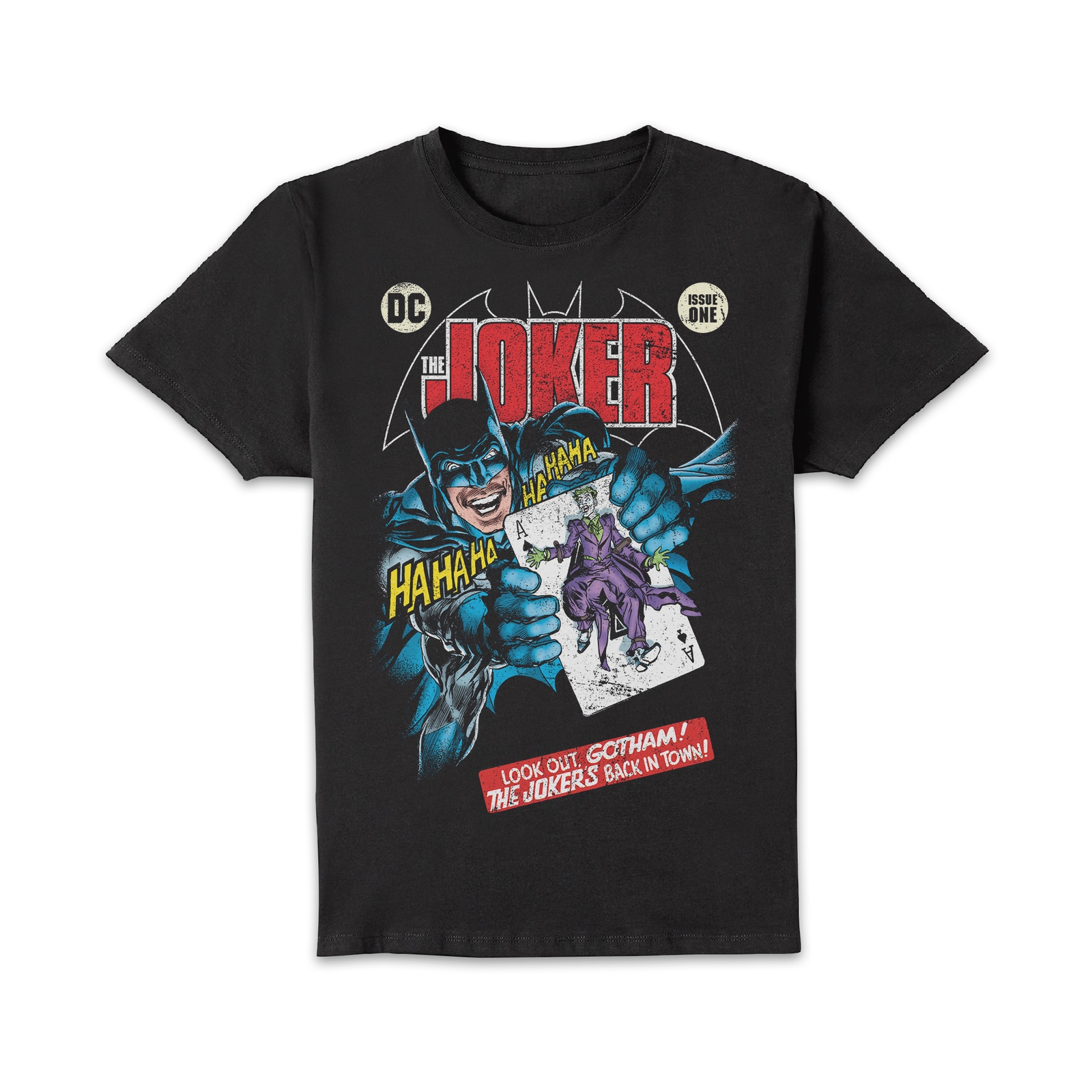 Joker Look Out Gotham Unisex T-Shirt - Black - 4XL - Black