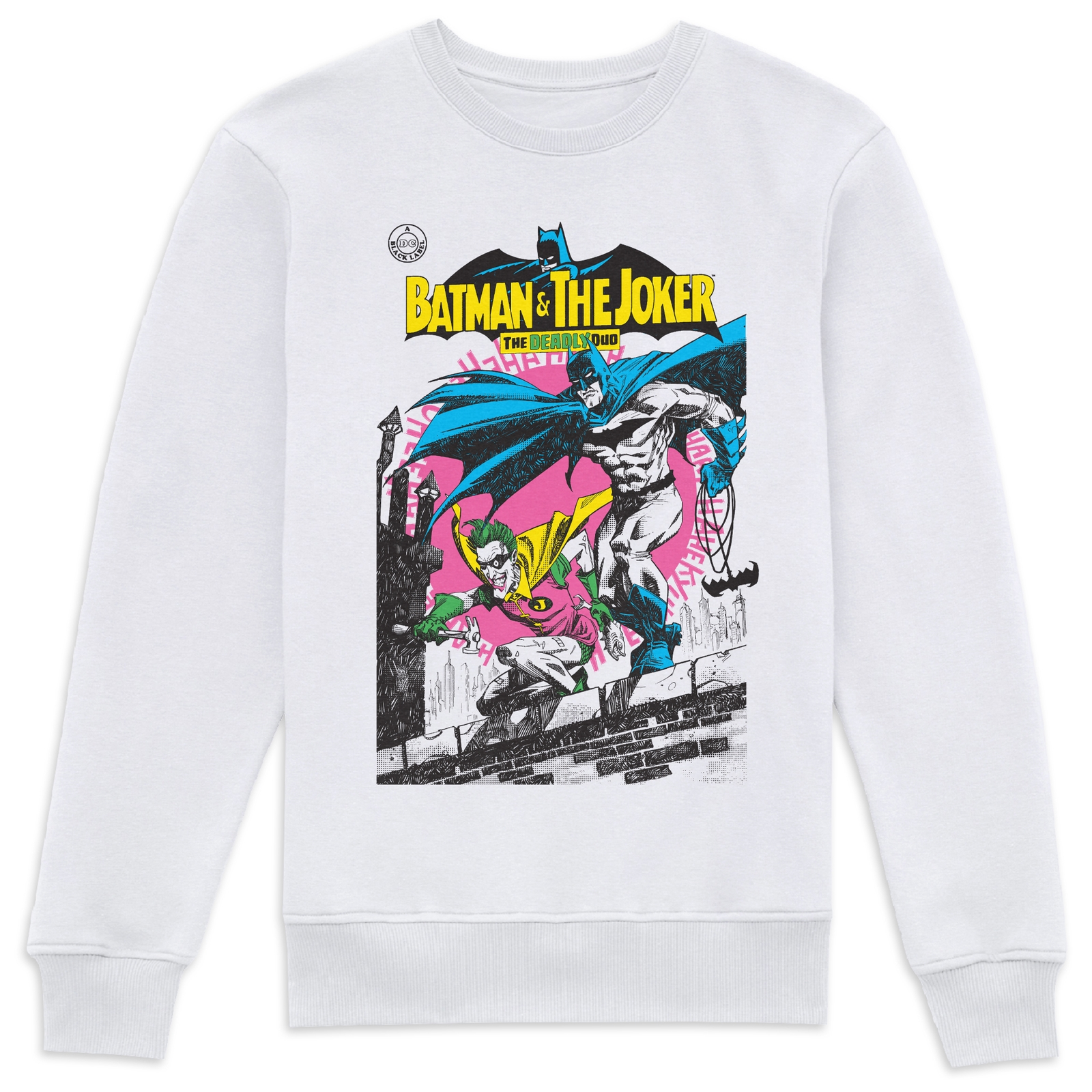 Joker Deadly Duo Sweatshirt - White - XXL - Weiß