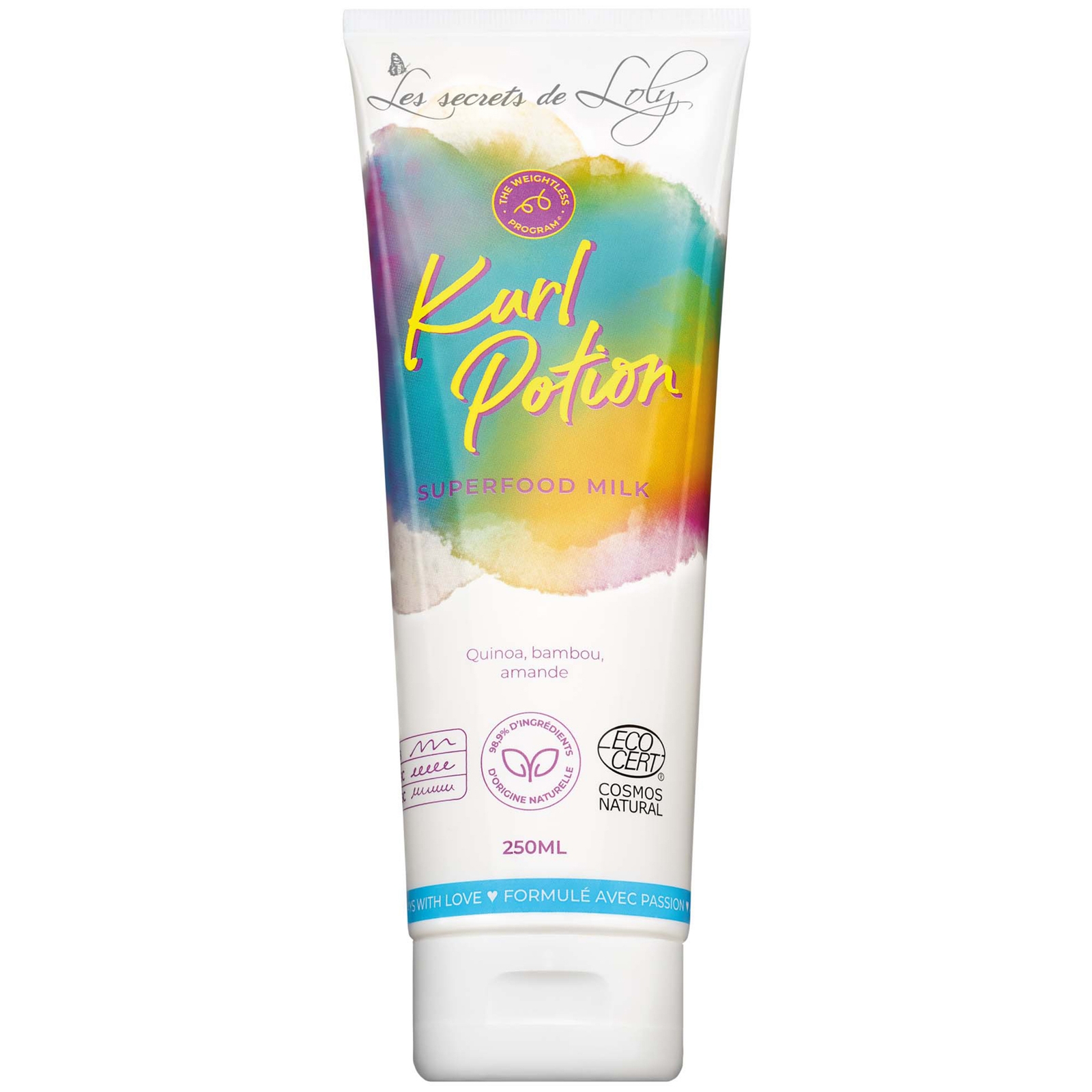 Image of Les Secrets de Loly Kurl Potion Superfood Latte per Capelli Senza Risciacquo 250 ml051