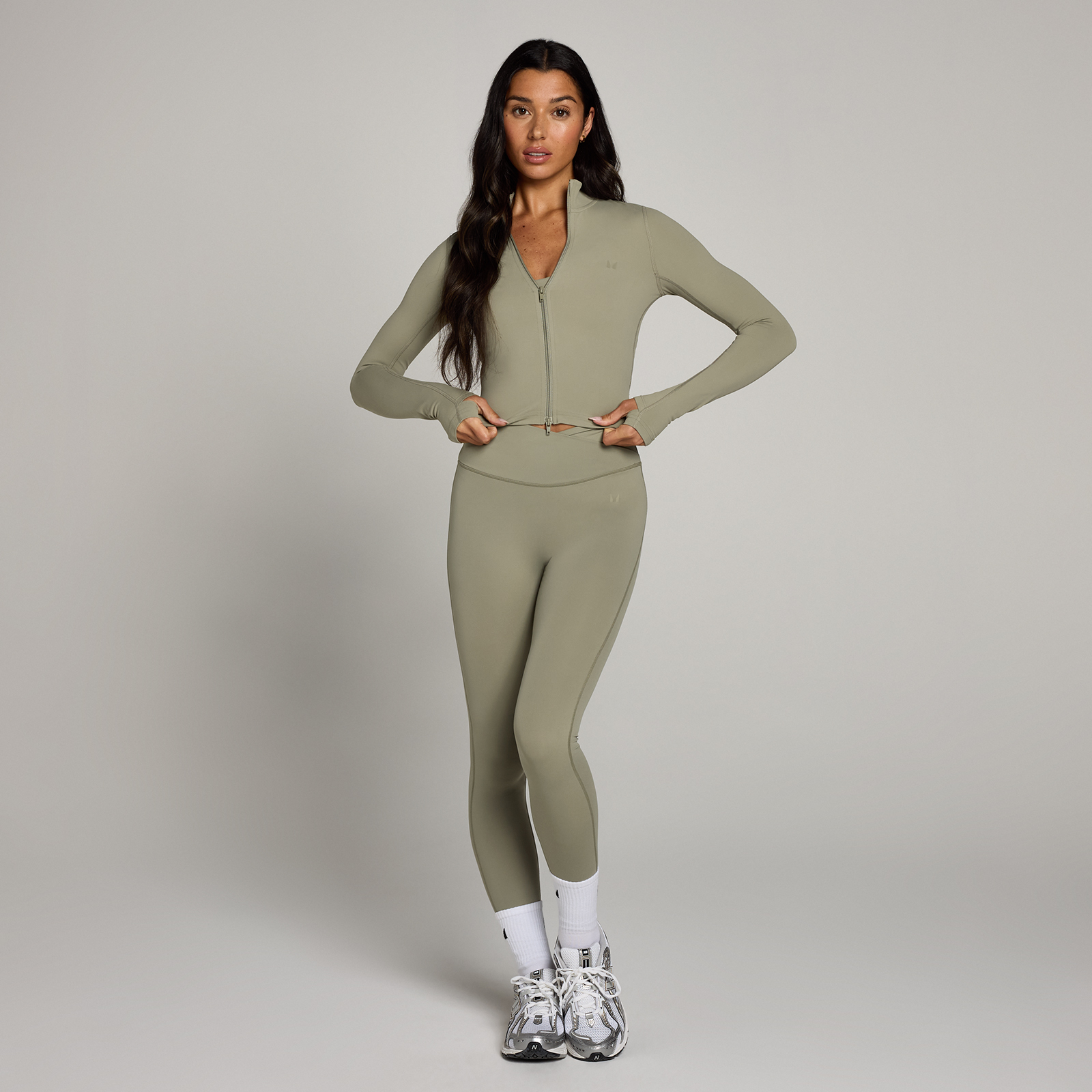 Thumbnail - MP Damen Tempo Crop-Jacke – Brindle - XXL