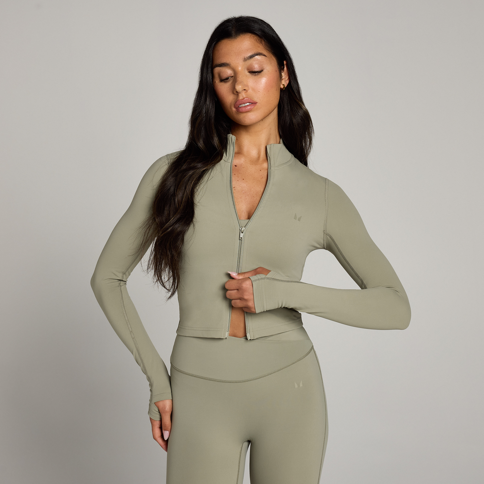 MP Women's Tempo Cropped Jacket - Brindle - M