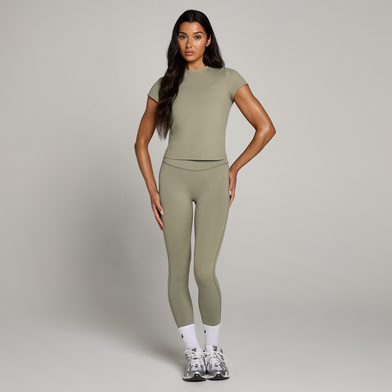 Thumbnail - MP Damen Tempo Body Fit Kurzarm-T-Shirt – Brindle - M