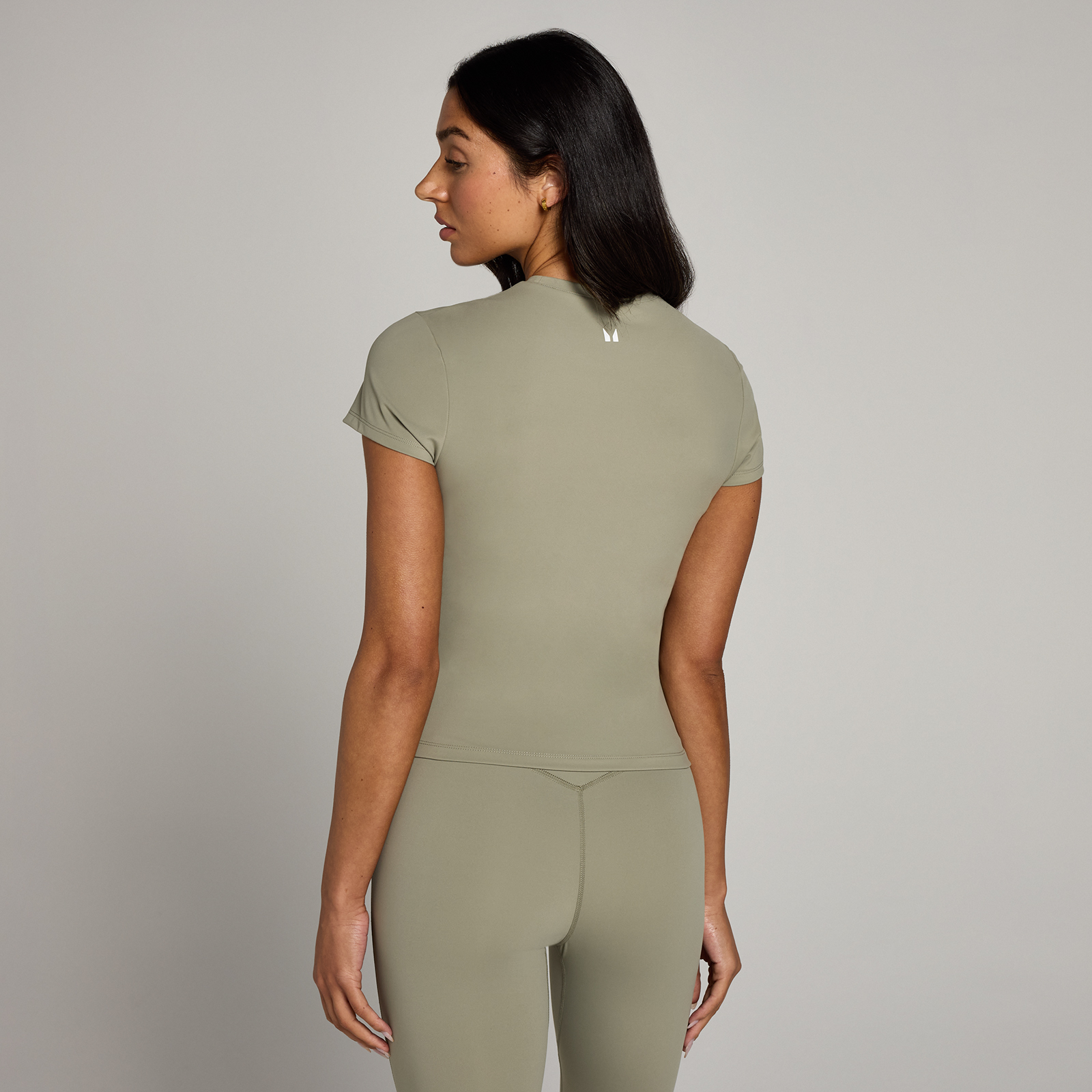 MP Damen Tempo Body Fit Kurzarm-T-Shirt – Brindle - XL