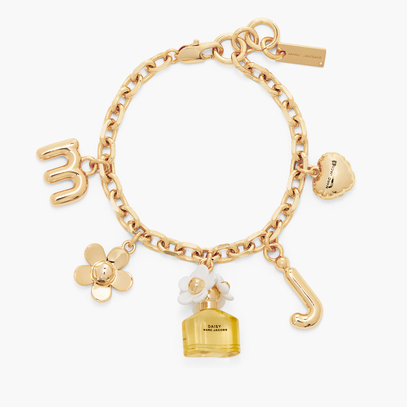 Marc Jacobs Daisy Gold-Plated Charm Bracelet