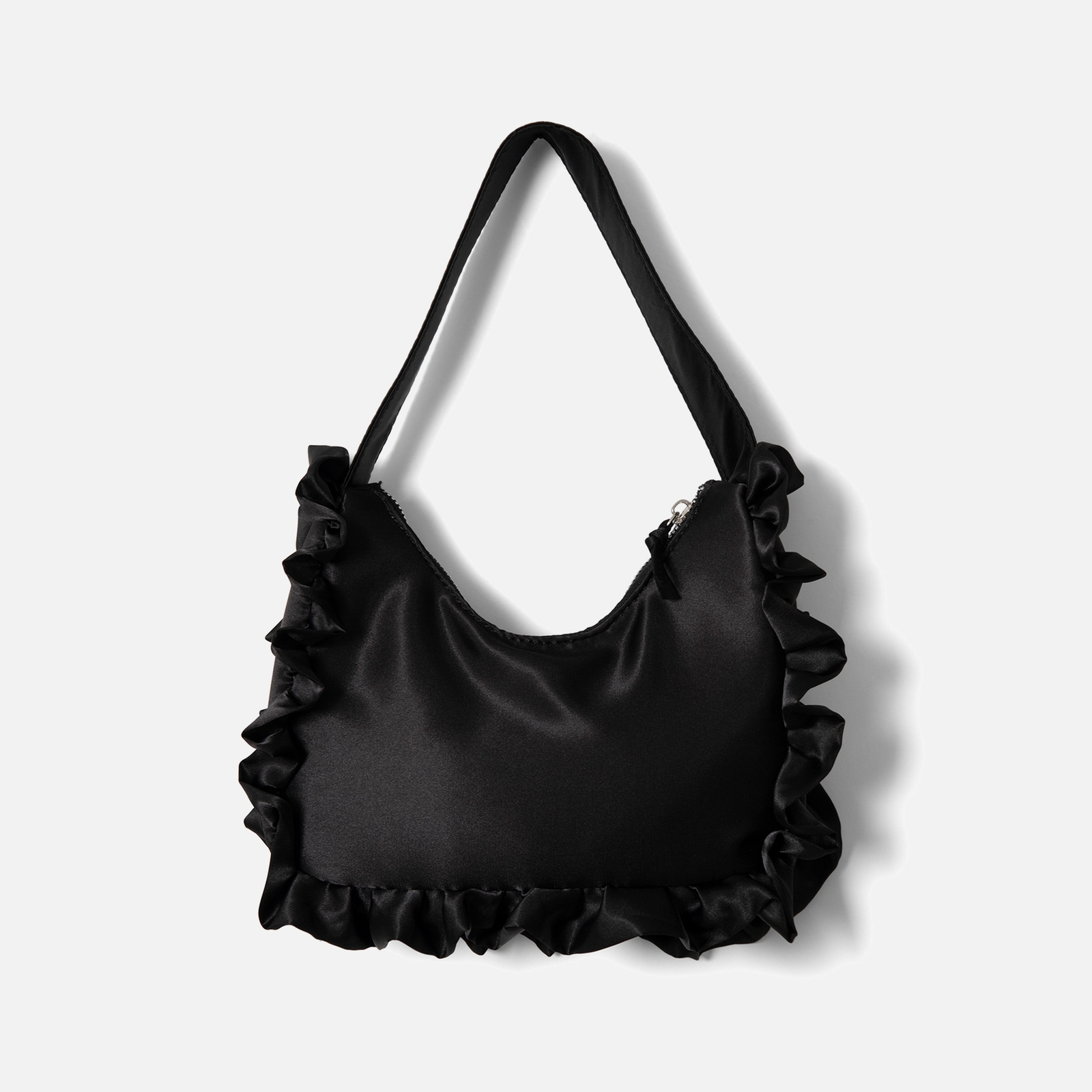 Damson Madder Women's 90S Frill Shoulder Bag - Black