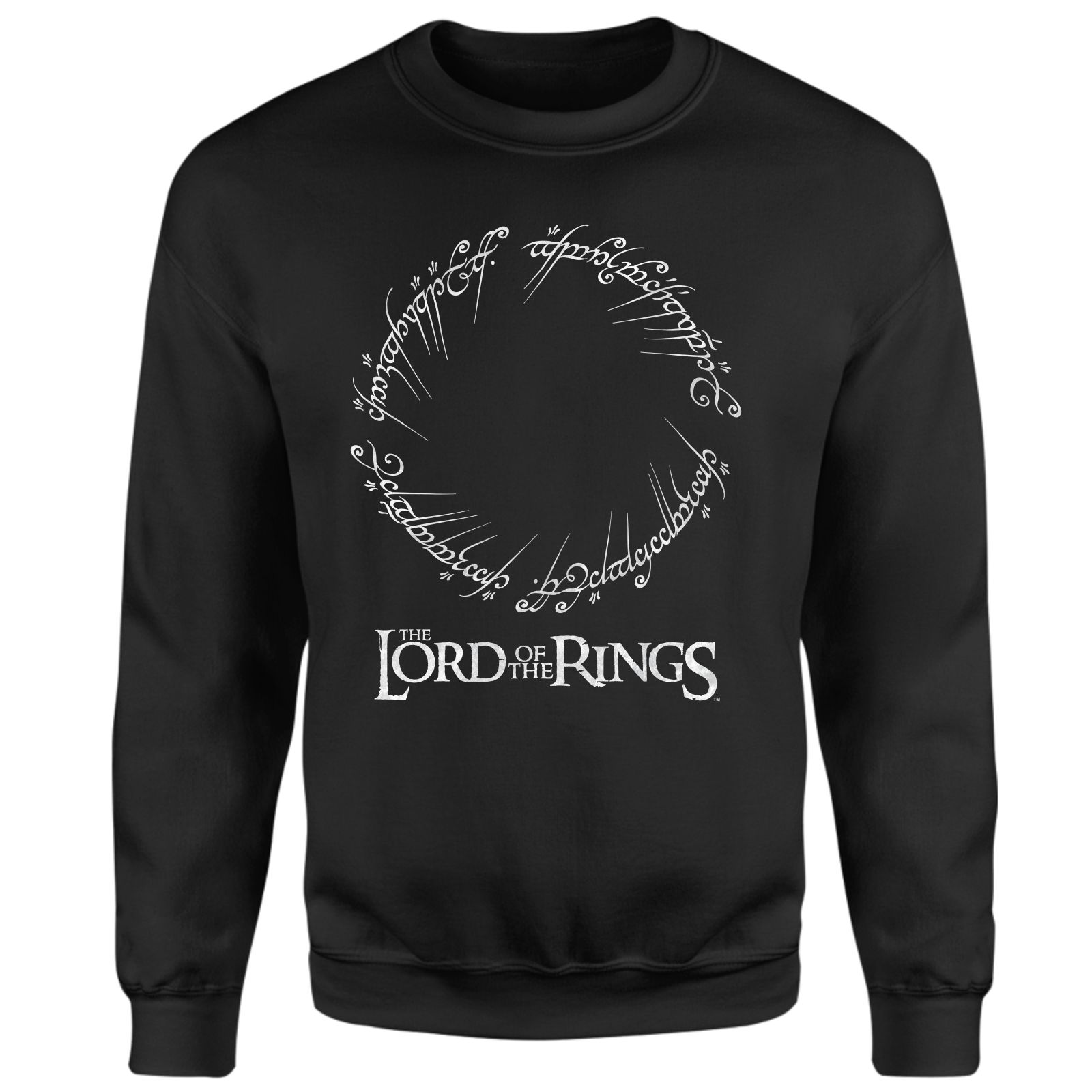 Lord Of The Rings Crest Sweatshirt - Black - M