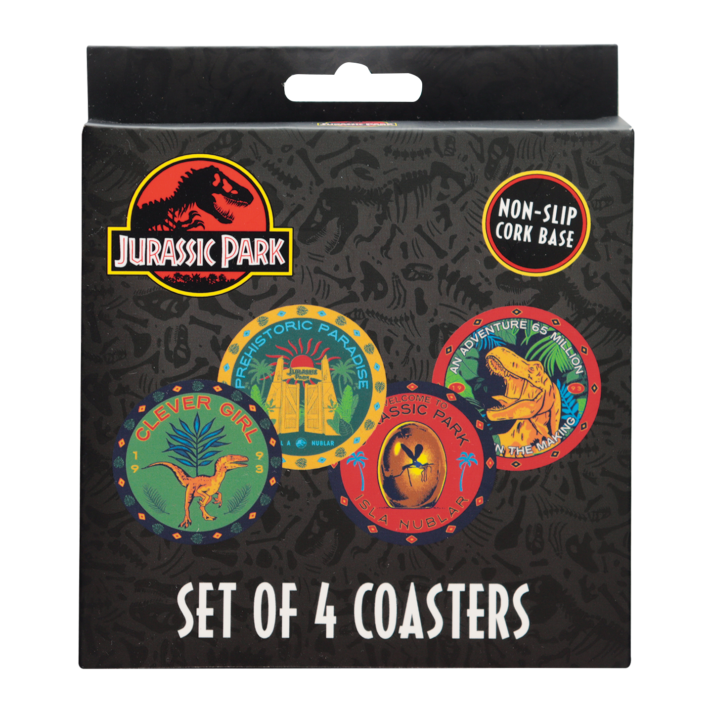 Jurassic Park Printed Drinks Coasters