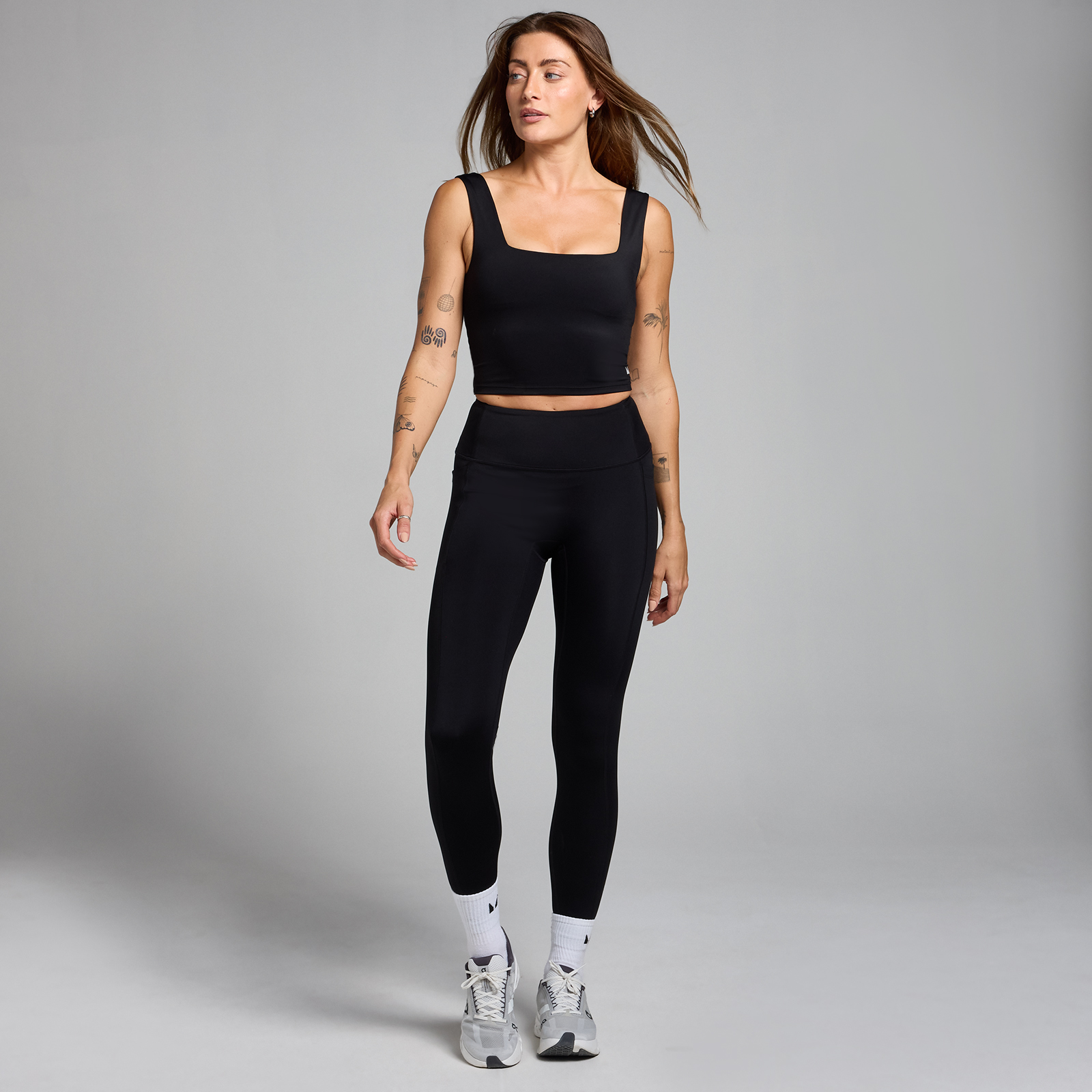 Thumbnail - MP Damen Active Leggings mit Taschen – Schwarz - XS