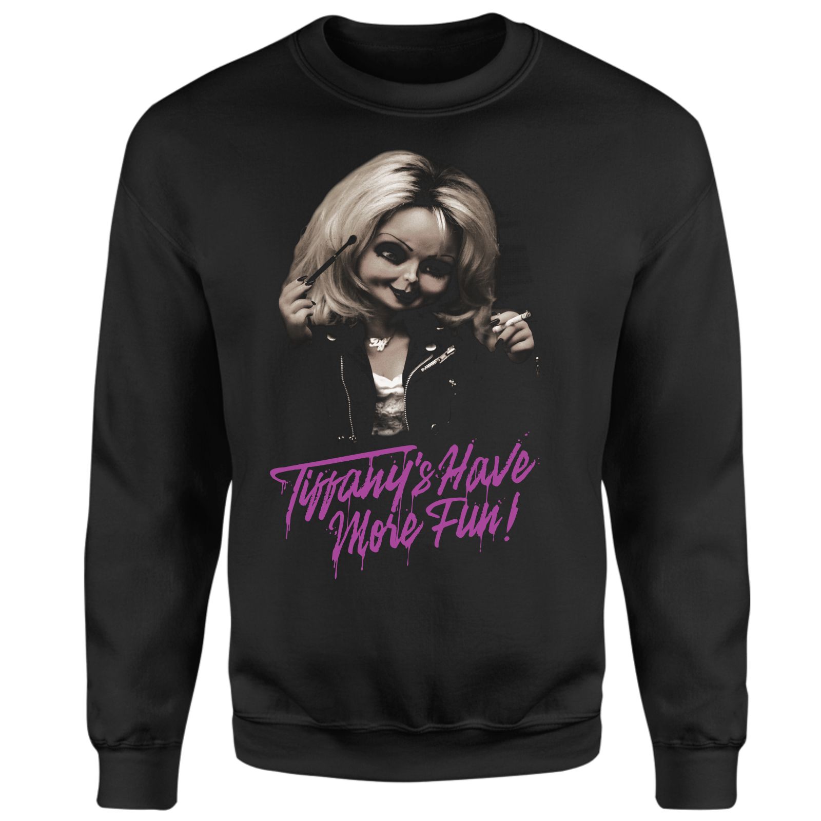 Chucky Tiffanys Have More Fun Sweatshirt - Black - XL