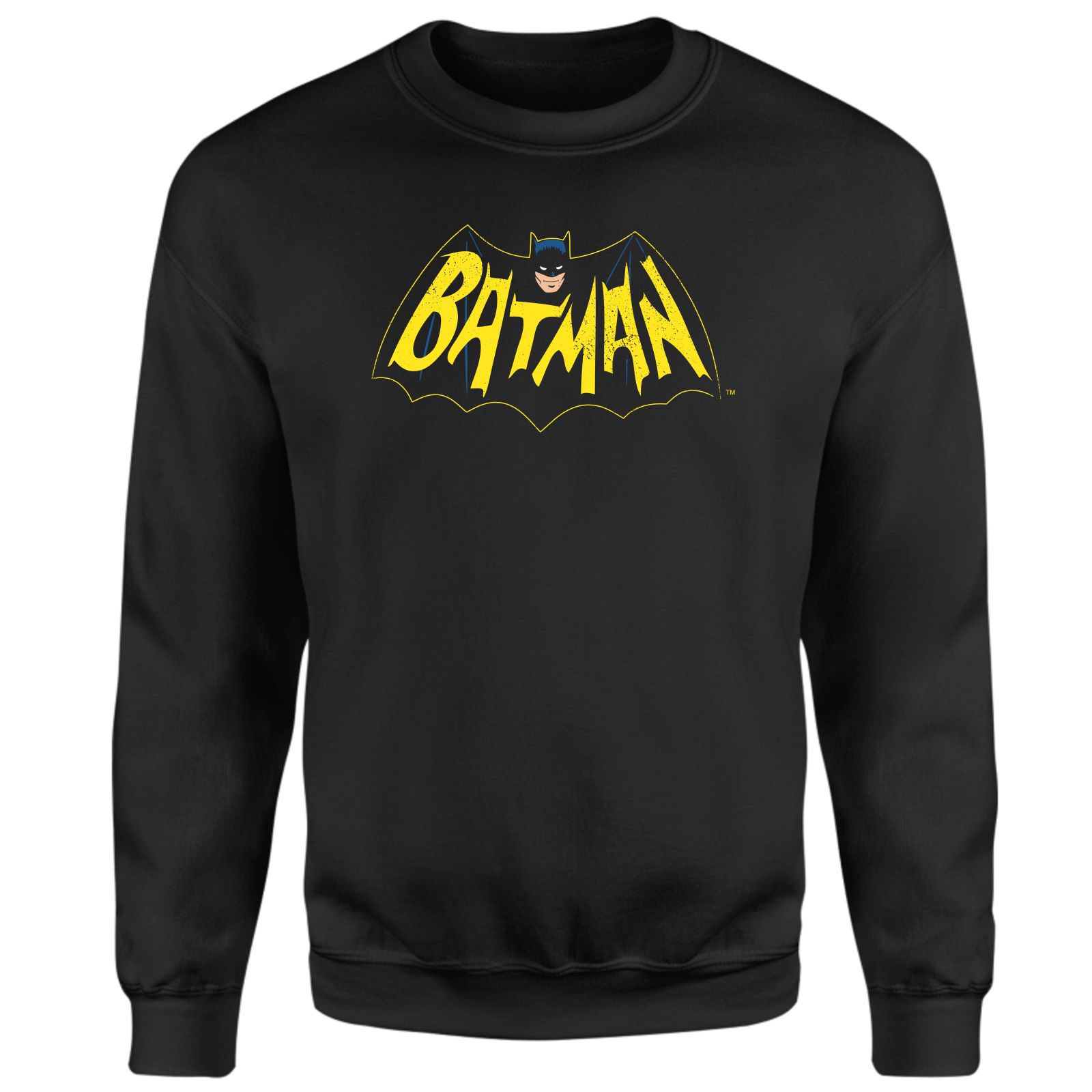 BATMAN '66 Vintage Blk Sweatshirt - Black - L