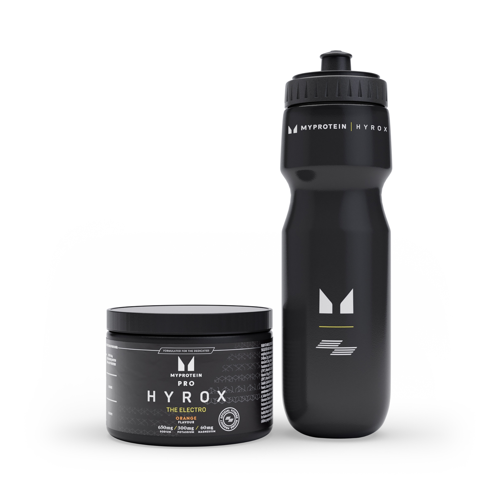 Hydration Kit - HYROX - Hyrox Sports Water Bottle - THE Electro - Orange