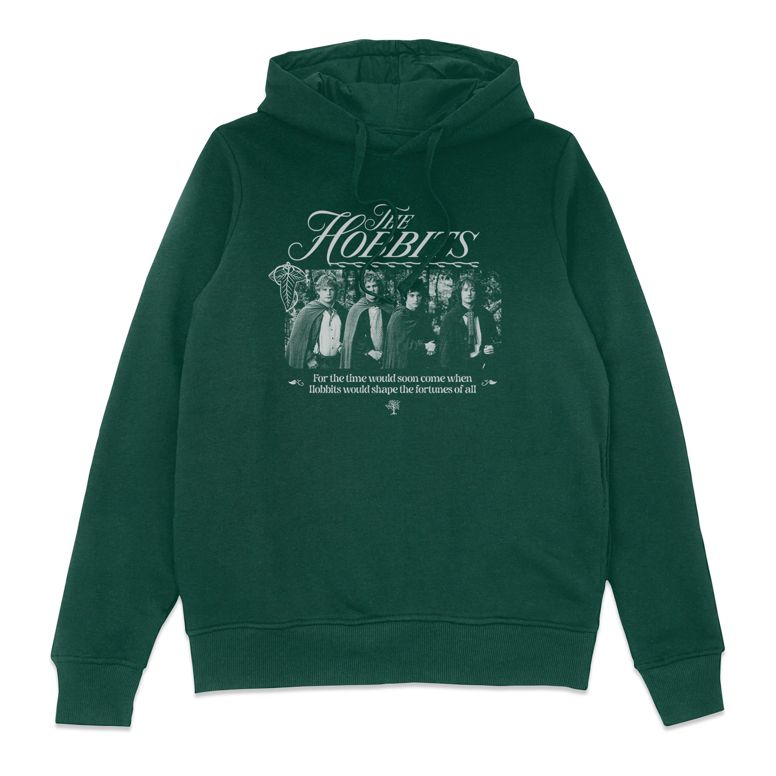 Lord Of The Rings The Hobbits Hoodie - Green - M