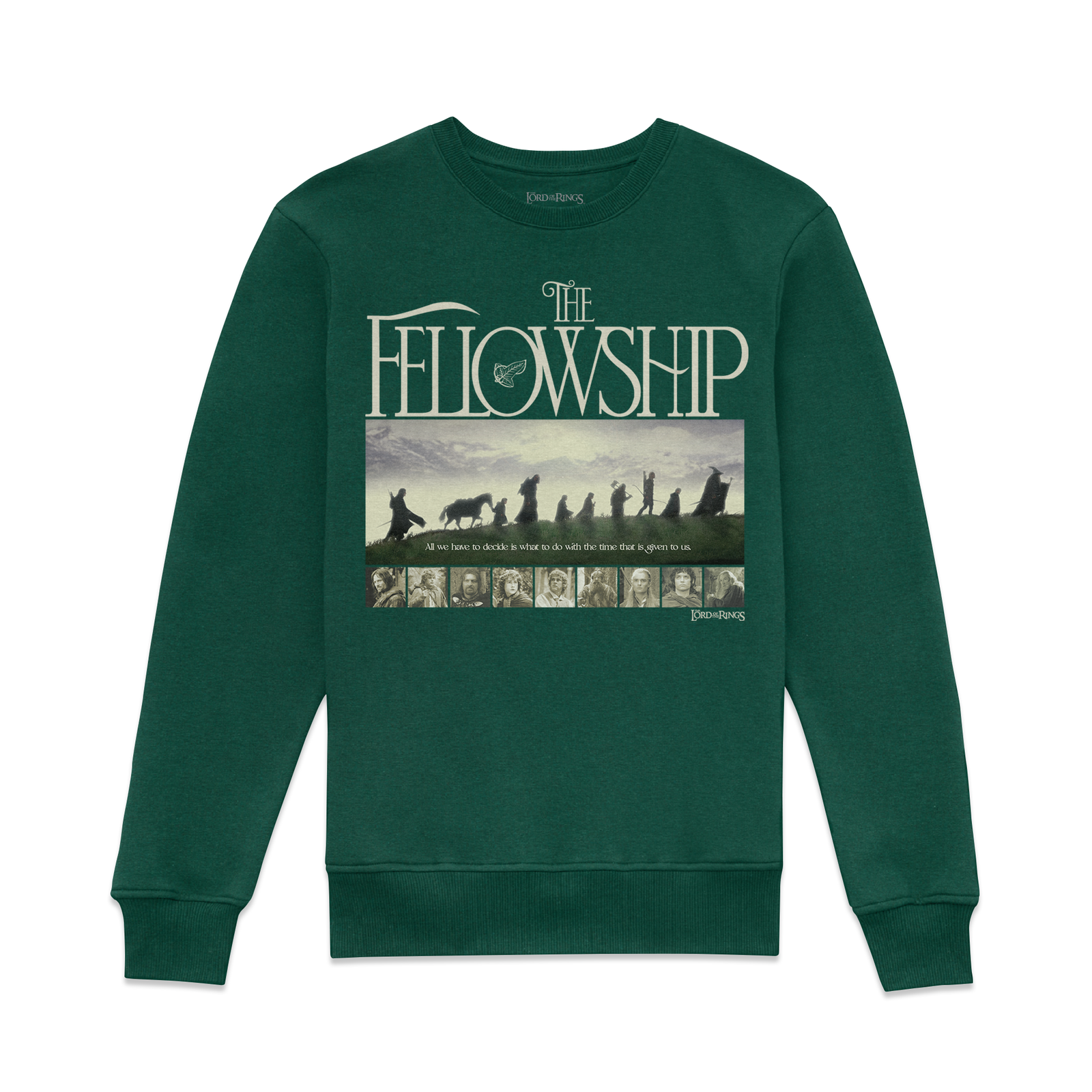 Lord Of The Rings Fellowship Cinematic Sweatshirt - Green - S