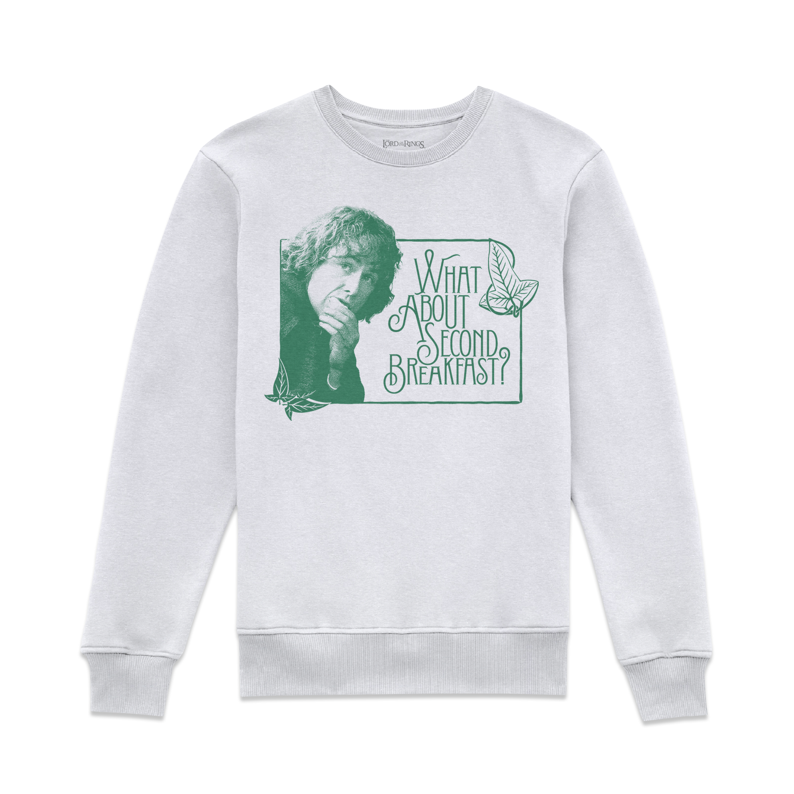 Lord Of The Rings Second Breakfast Sweatshirt - White - XL
