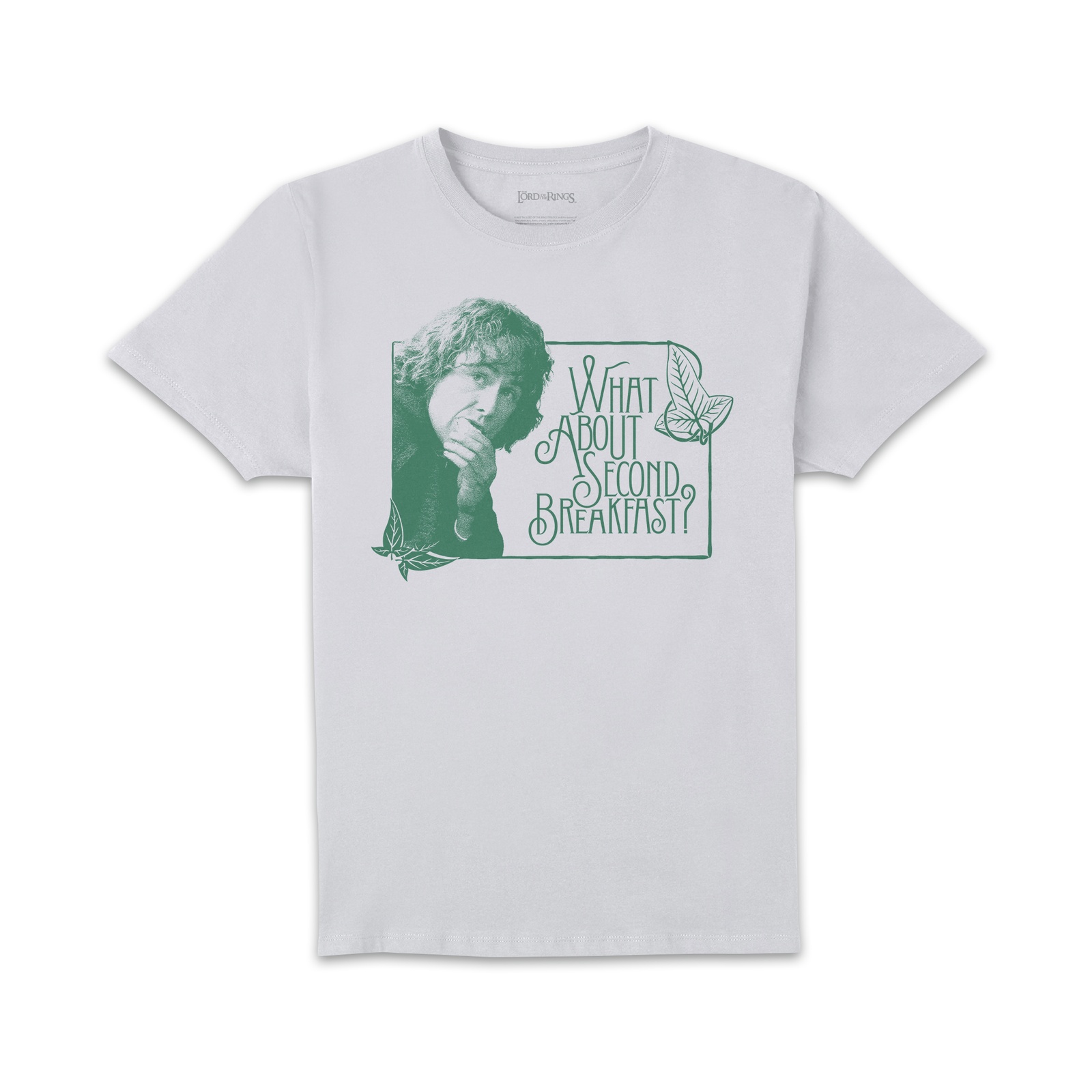 Lord Of The Rings Second Breakfast Unisex T-Shirt - White - XXL