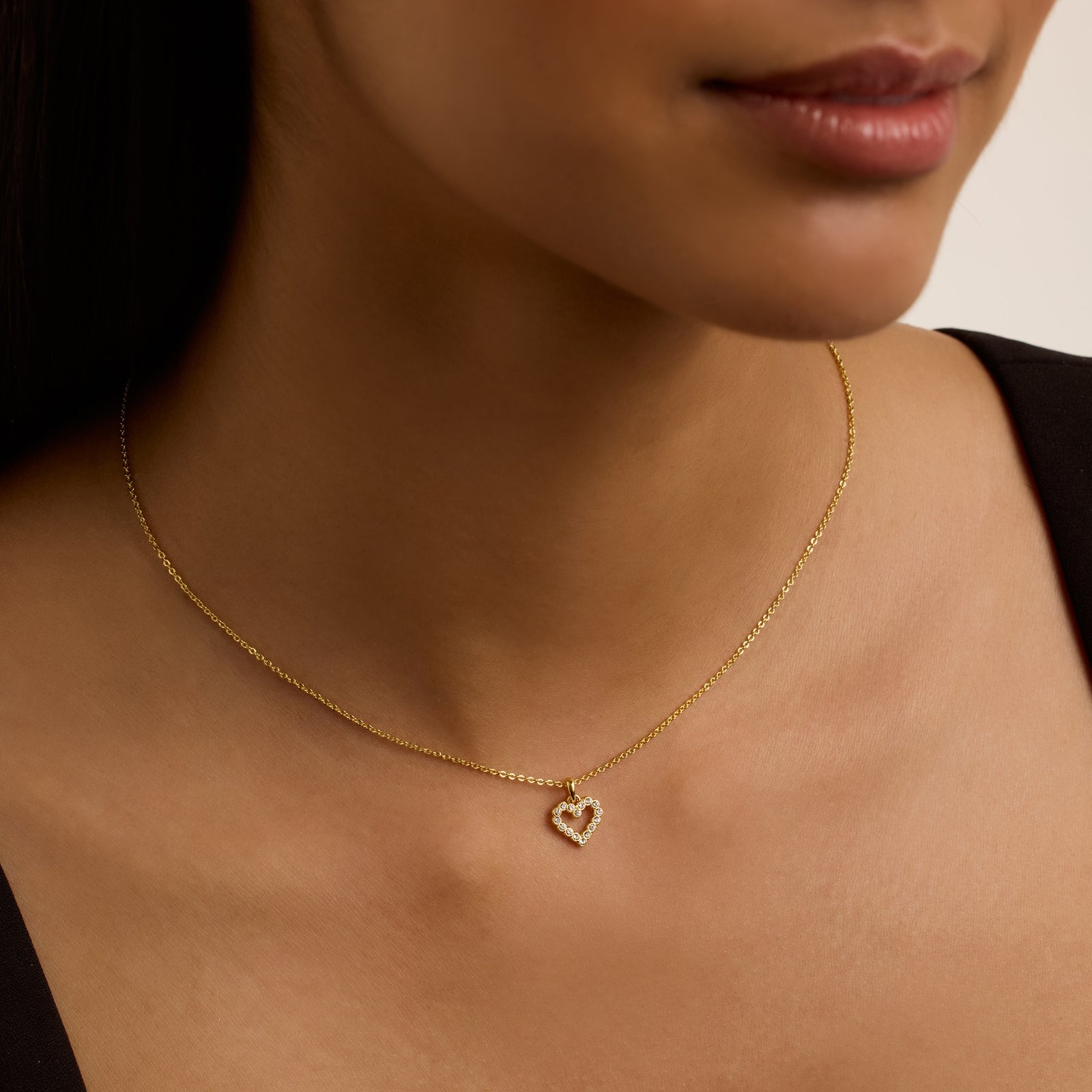 Ted Baker Women's Amore Halo Gold-Plated Heart Necklace