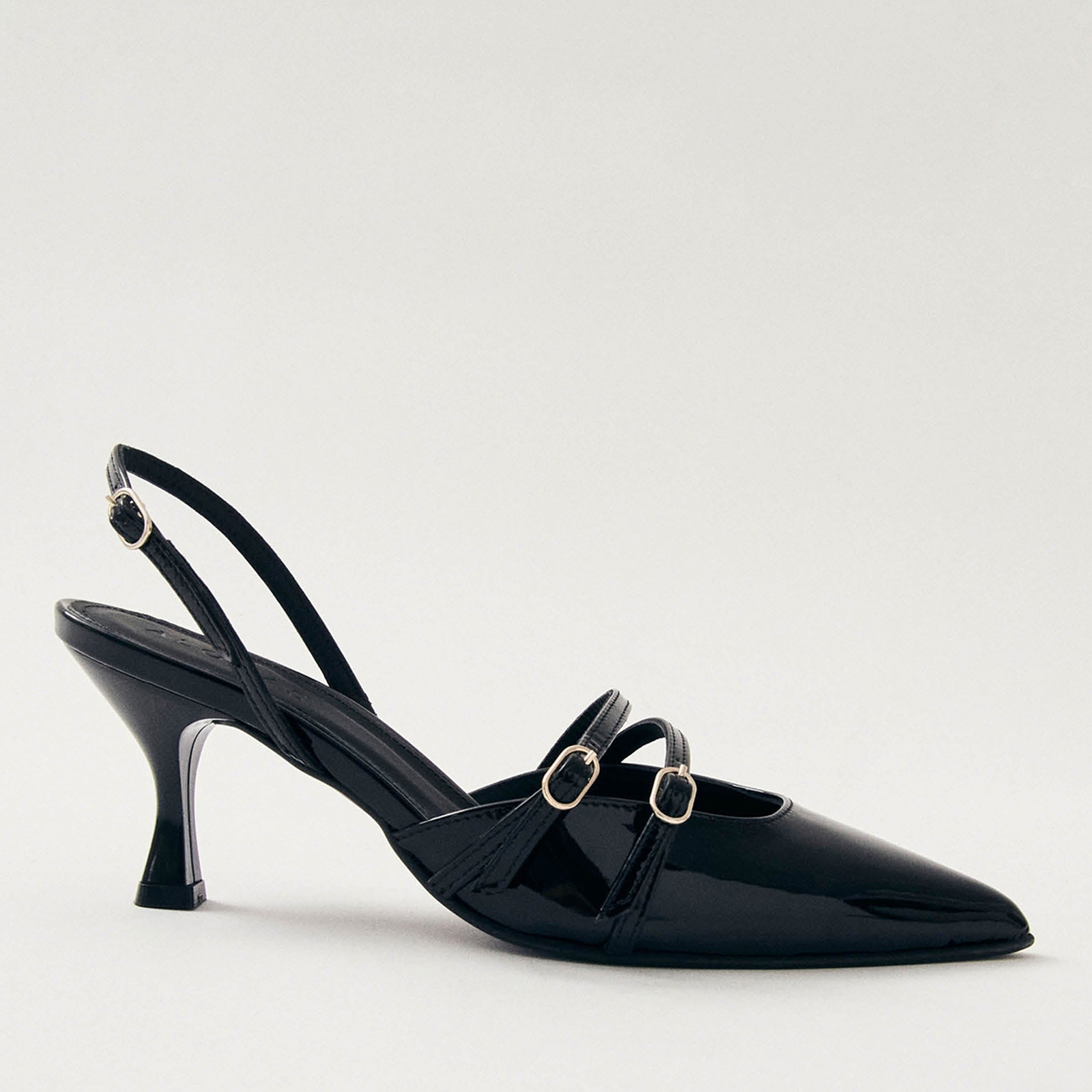 ALOHAS Women's Joelle Patent Leather Heeled Courts - UK 6