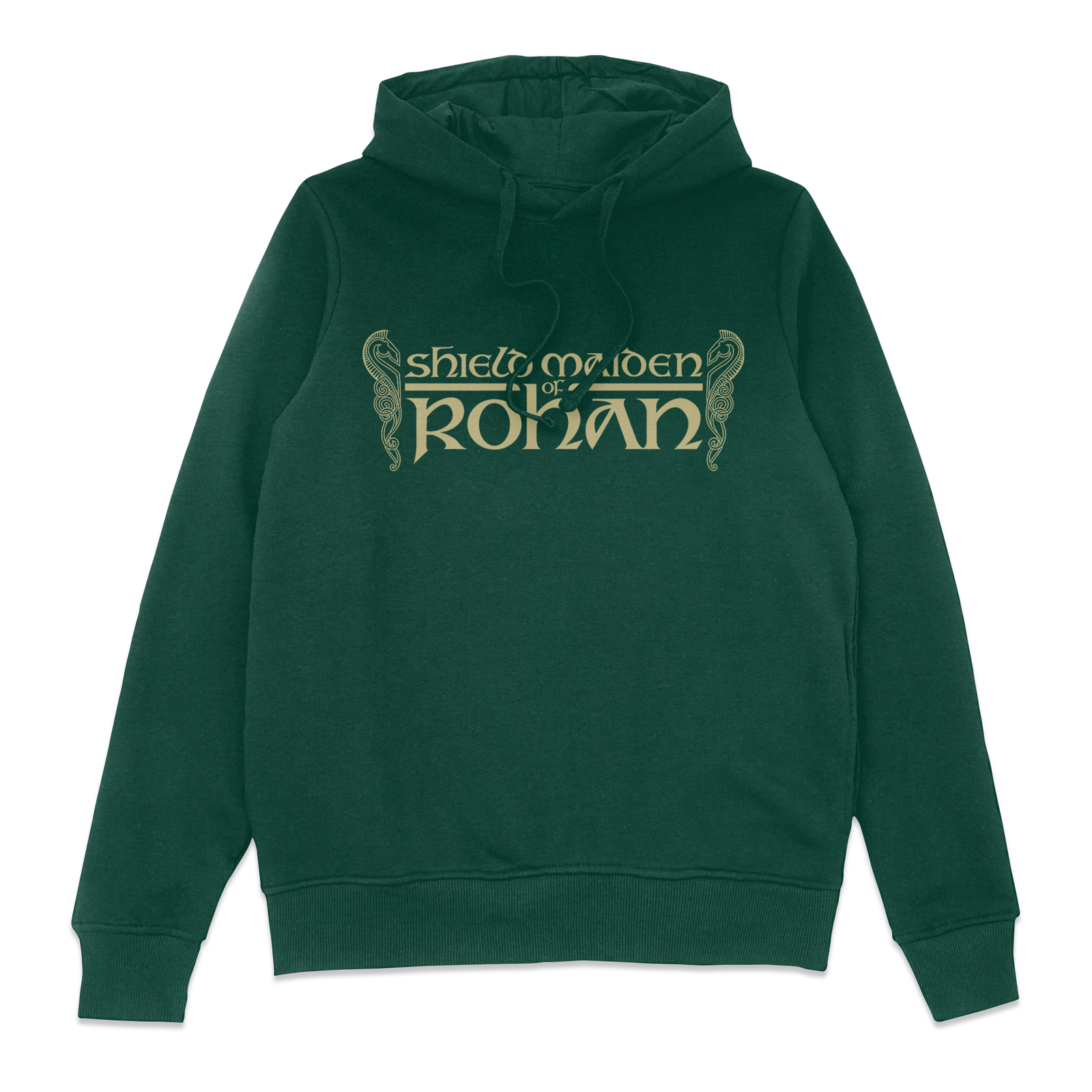Lord Of The Rings Sheild Maiden Of Rohan Hoodie - Green - L