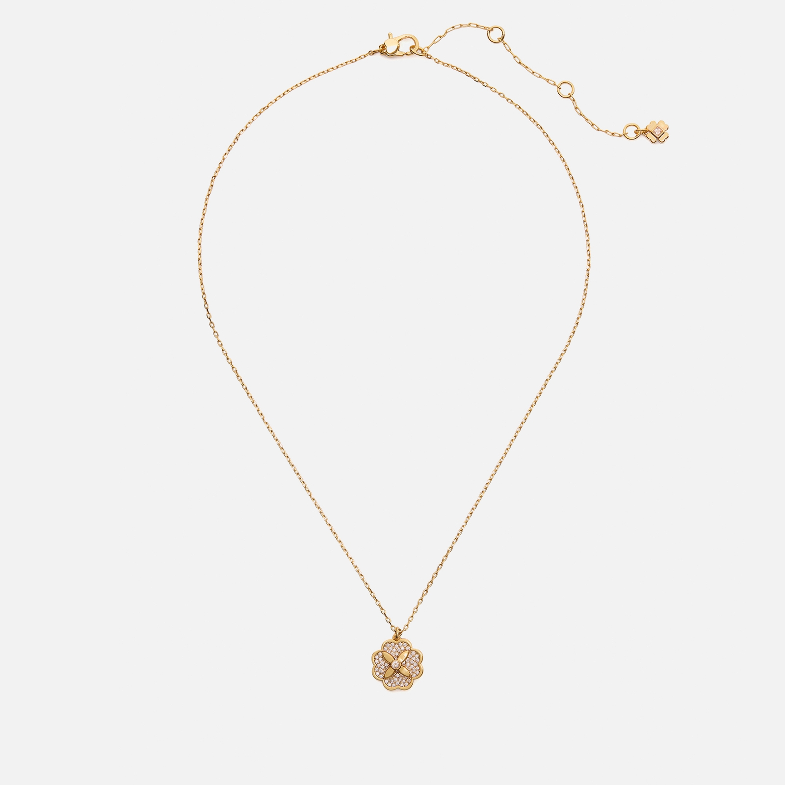 Kate Spade New York Heritage Bloom Gold-Tone Pendant