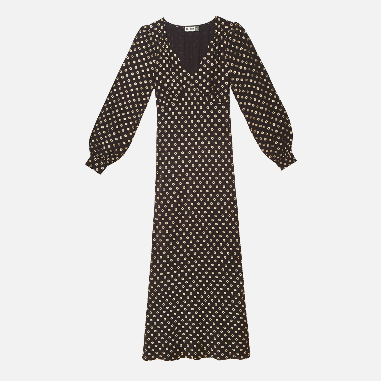 RIXO Mavis Crepe De Chine Halterneck Dress - 6