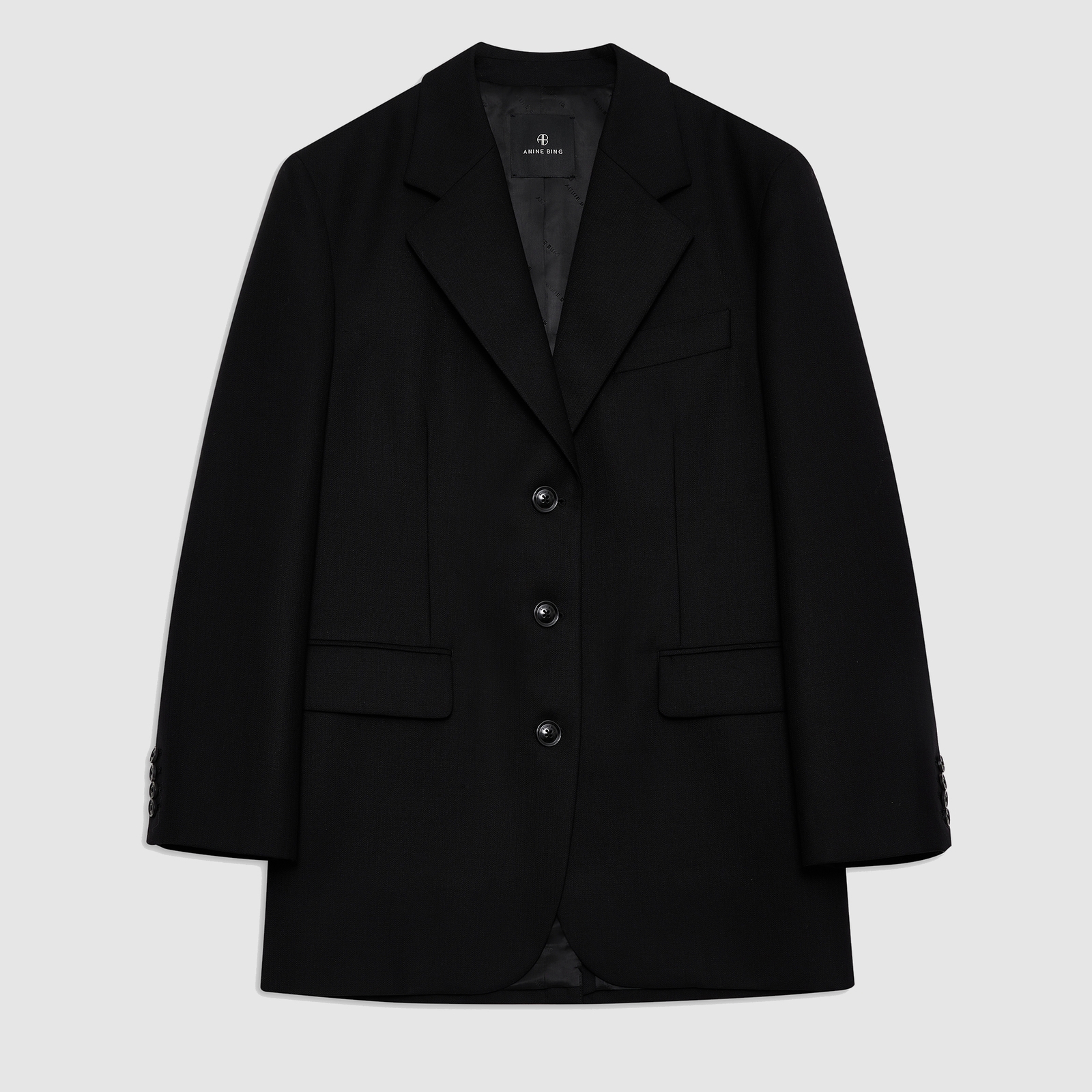Anine Bing Sara Crepe Blazer - M