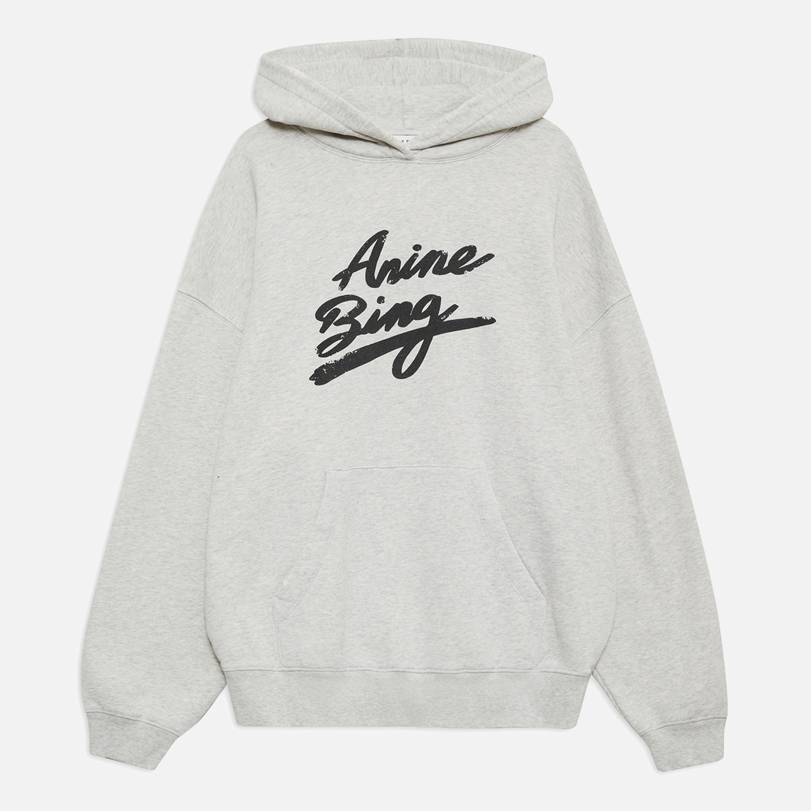 Anine Bing Harvey Signature Cotton-Jersey Hoodie - XS