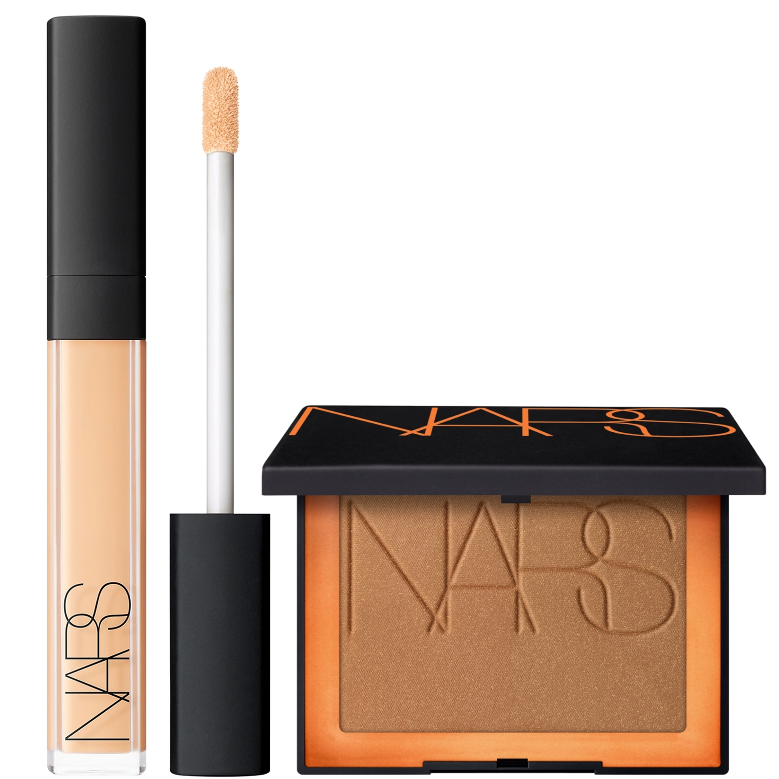 Nars Radiant Creamy Concelear 6ml And Laguna Bronzing Powder 2.8g (worth Value £63.00) - Marron Glac In Marron Glace L2.8