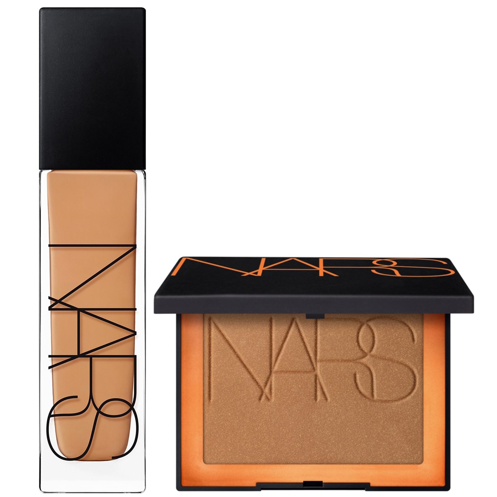 NARS Natural Longwear Foundation 30ml and NARS Laguna Bronzing Powder 2.8g (Various Shades) - Huahine