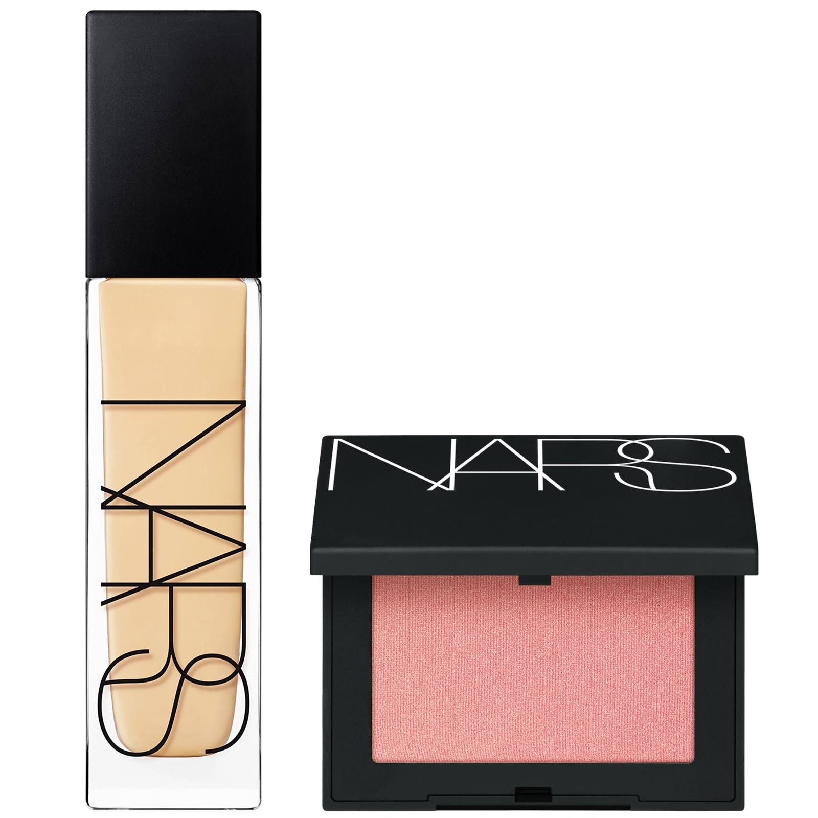 Nars Natural Longwear Foundation 30ml And Blush Orgasm 4.8g Bundle (worth Value £75.00) - Gobi In Gobi