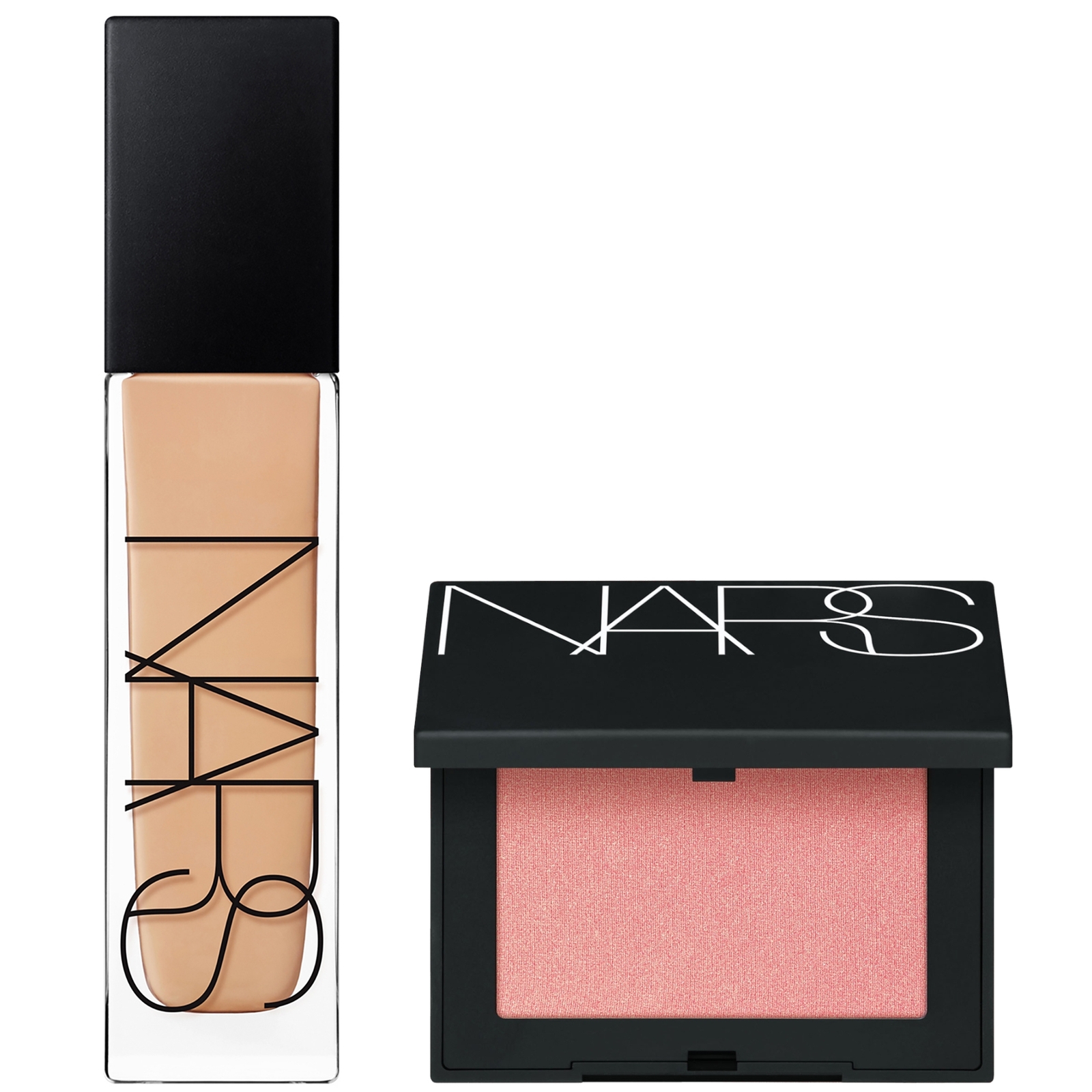 Nars Natural Longwear Foundation 30ml And  Blush Orgasm 4.8g Bundle (worth Value £75.00) - Vallauris In Vallauris