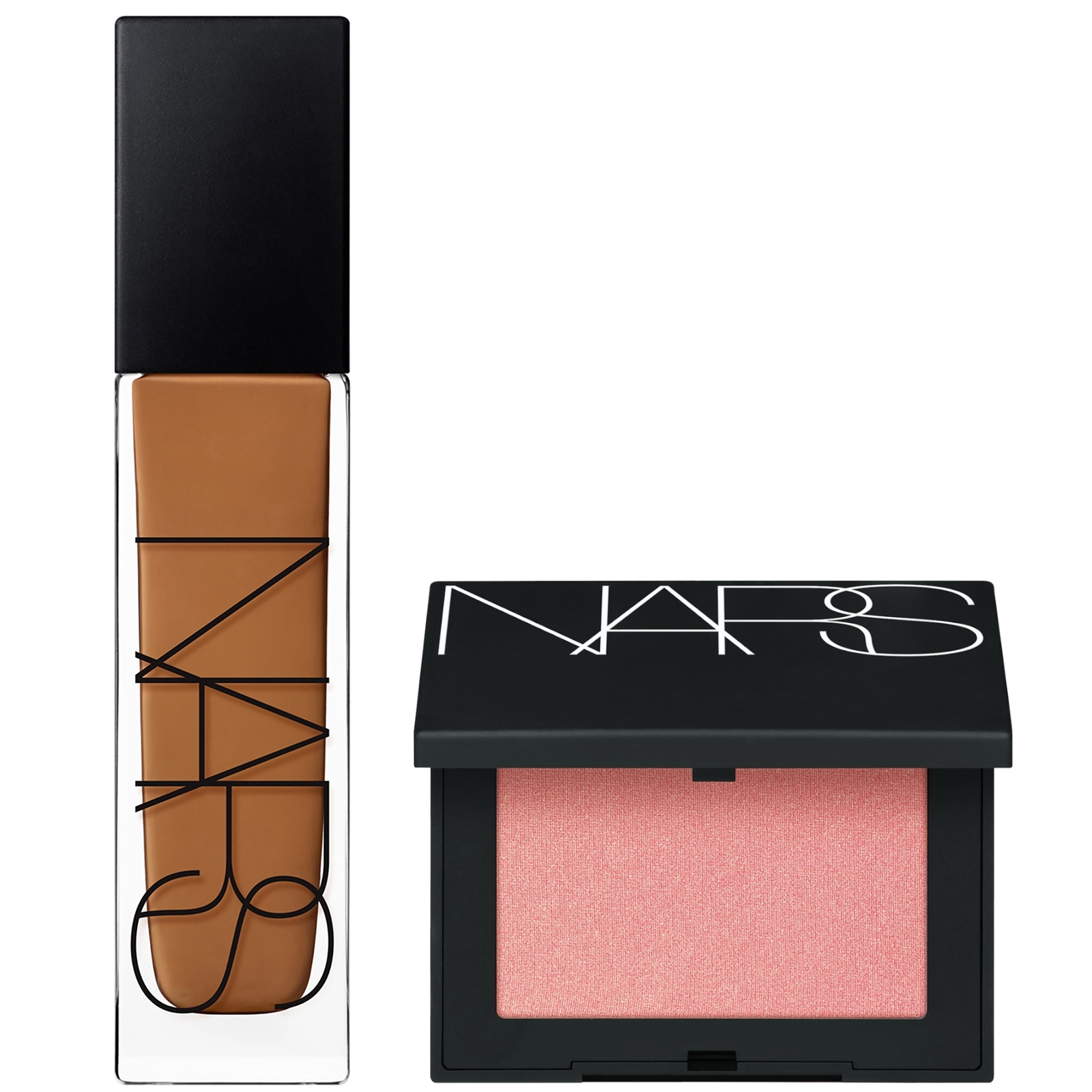 Image of NARS Natural Longwear Foundation 30ml and NARS Blush Orgasm 4.8g Bundle (Various Shades) - Manaus051