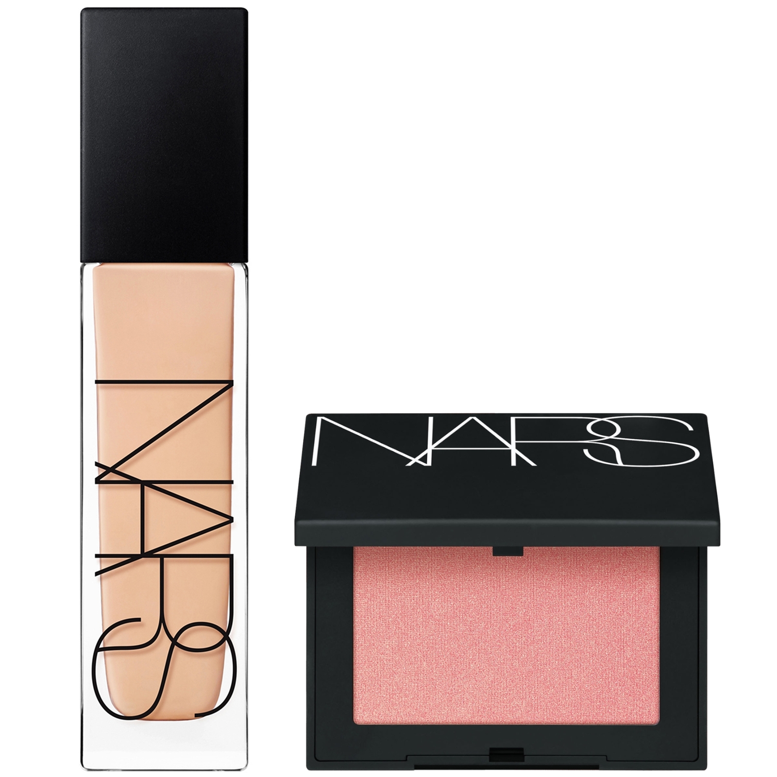 NARS Natural Longwear Foundation 30ml and NARS Blush Orgasm 4.8g Bundle (Various Shades) - Yukon
