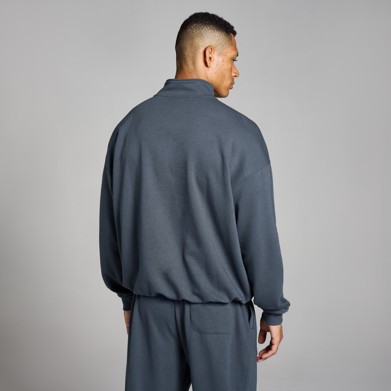 5059883373713 - Herren Tempo Oberteil mit 1 4-Reißverschluss – Mitternacht - XXXL