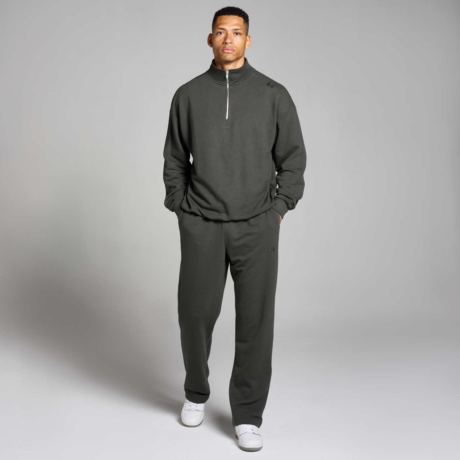 5059883373737 - Herren Tempo Jogginghose mit Geradem Bein – Nachtgrau - S
