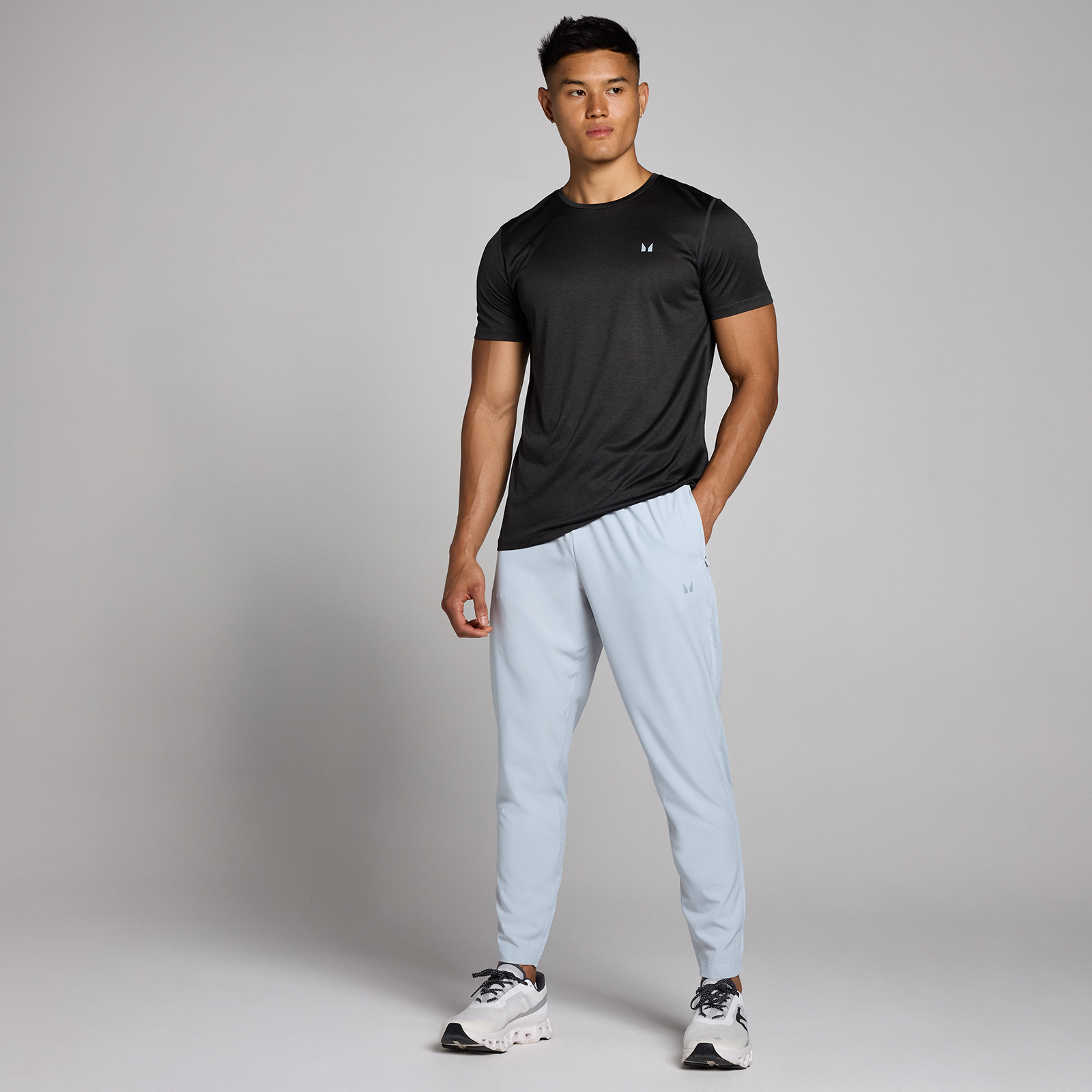 5059883370736 - Herren Tempo Woven Jogginghose – Eisgrau - M 5059883370736 - Herren Tempo Woven Jogginghose – Eisgrau - M