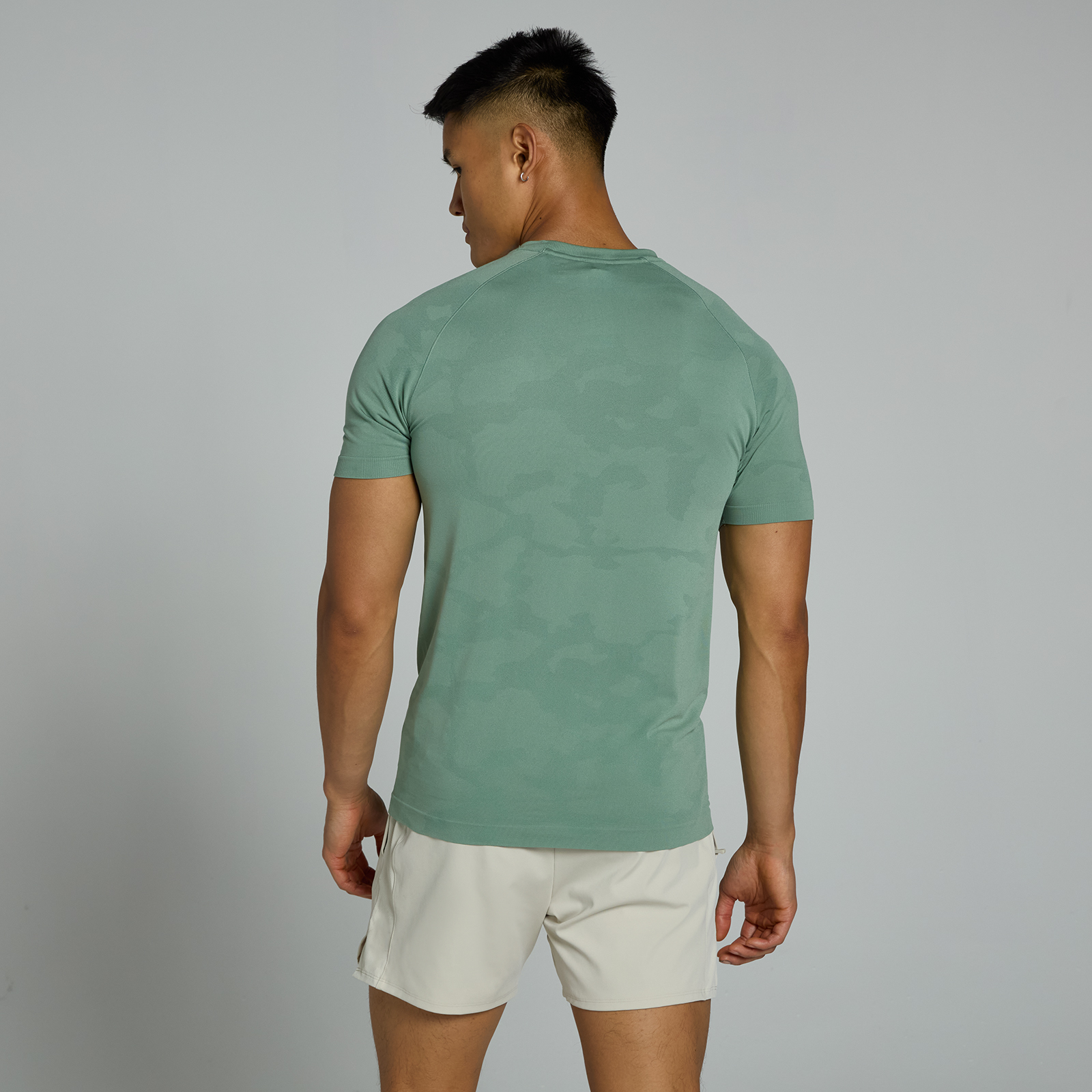 MP Herren Tempo nahtloses T-Shirt – Hellgrün - XL