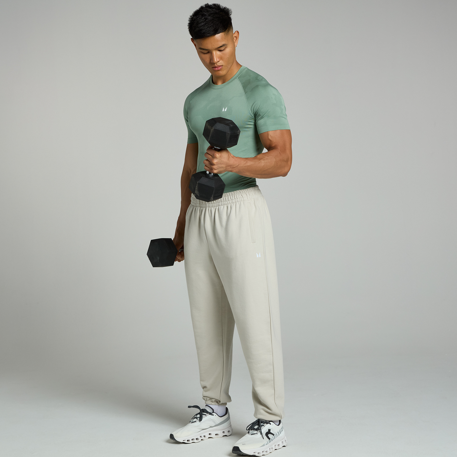 Thumbnail - MP Herren Tempo Jogginghose – Asche - XXL