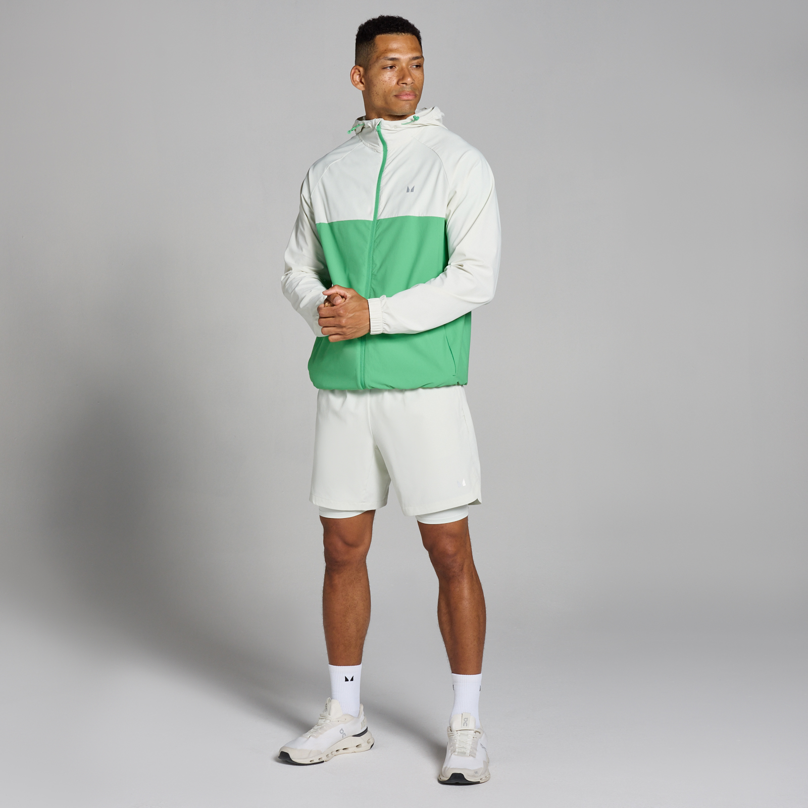 5059883372938 - Herren Velocity zweifarbige Jacke — Frühlingsgrün - XXL