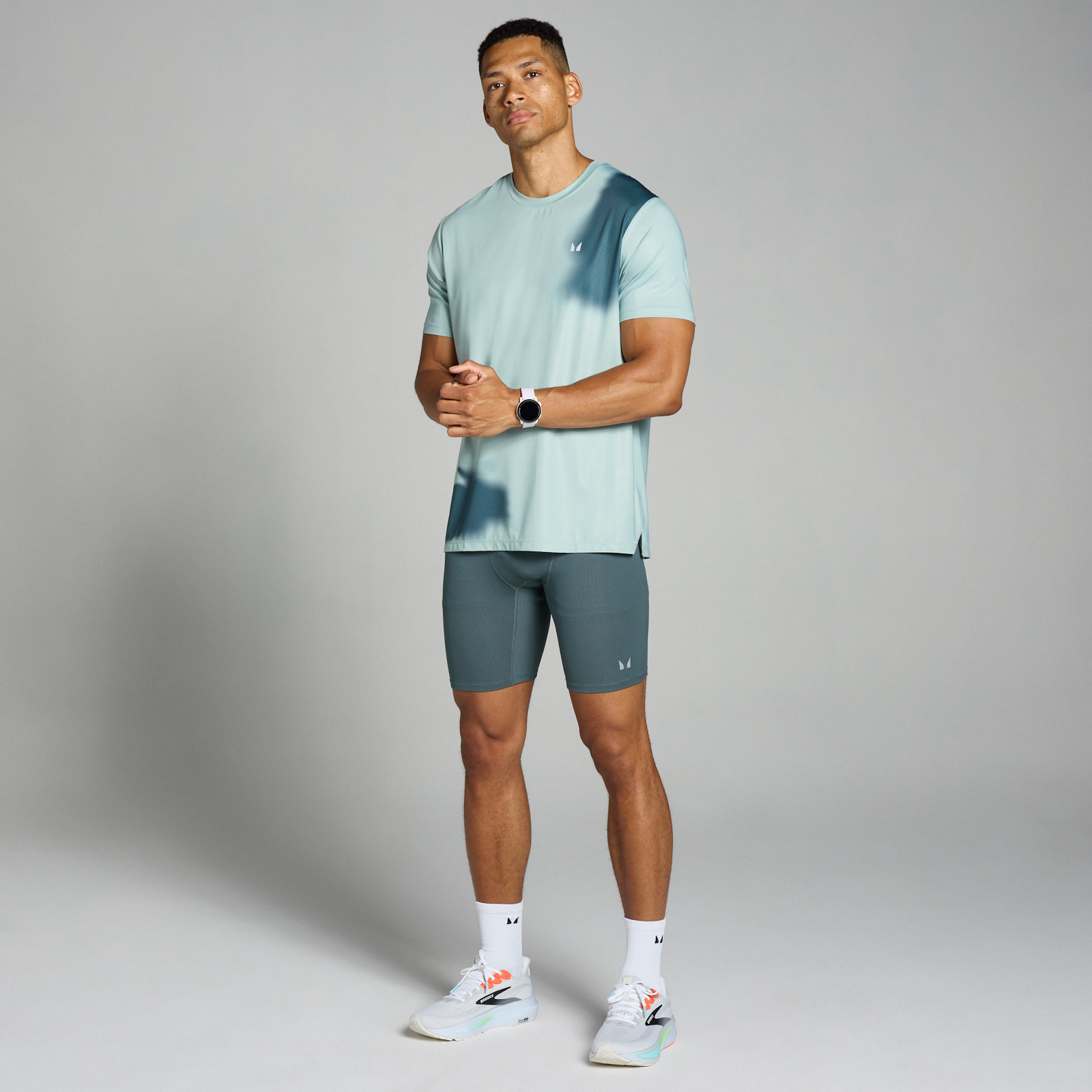 5059883373003 - Herren Velocity Baselayer-Shorts mit Kontrastrippen – Dunkles Schiefergrau - XXL 5059883373003 - Herren Velocity Baselayer-Shorts mit Kontrastrippen – Dunkles Schiefergrau - XXL