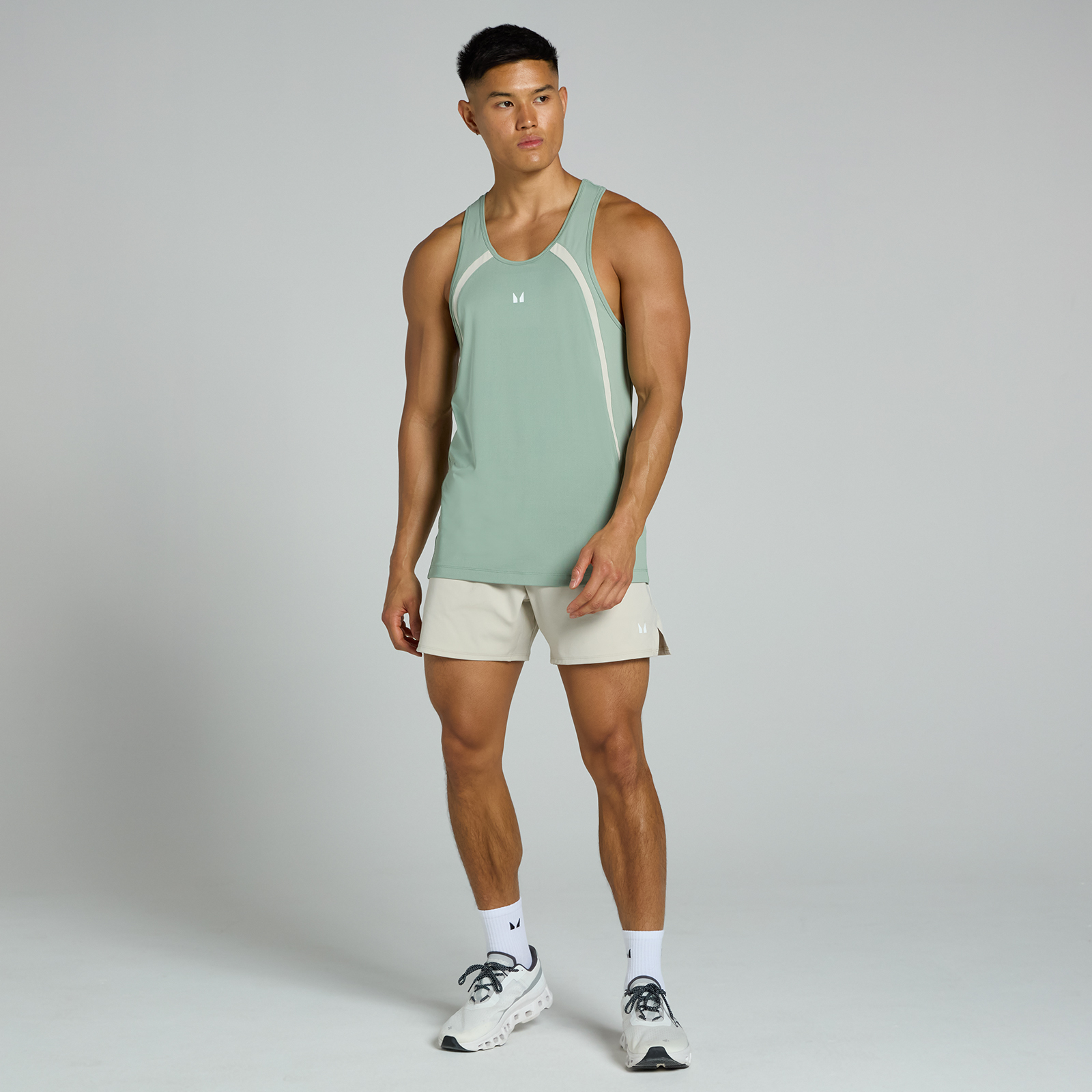 MP Men's Tempo Panel Vest - Pale Green - L