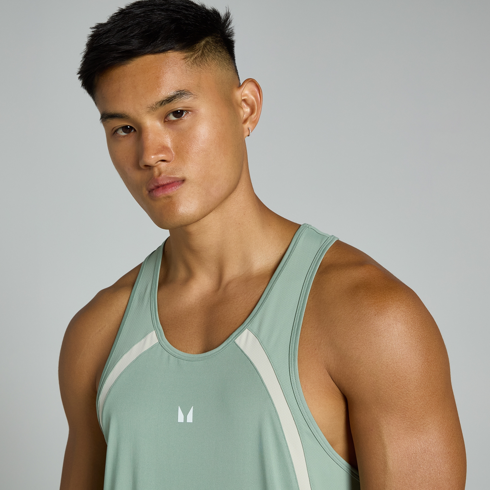 Thumbnail - MP Herren Tempo Panel Stringer-Top – Hellgrün - XL