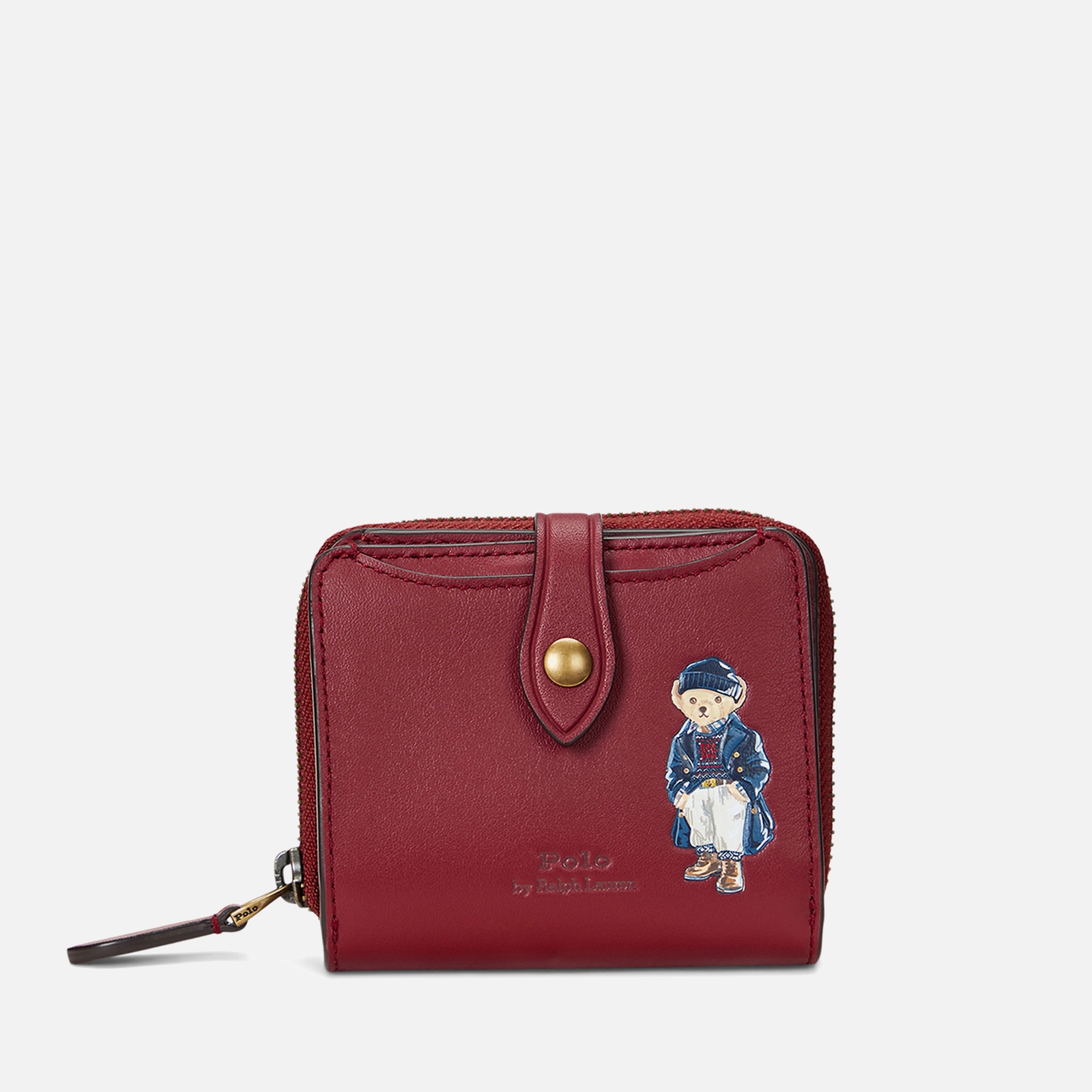 Polo Ralph Lauren Women's Nautical Bear Small Wallet - Chianti