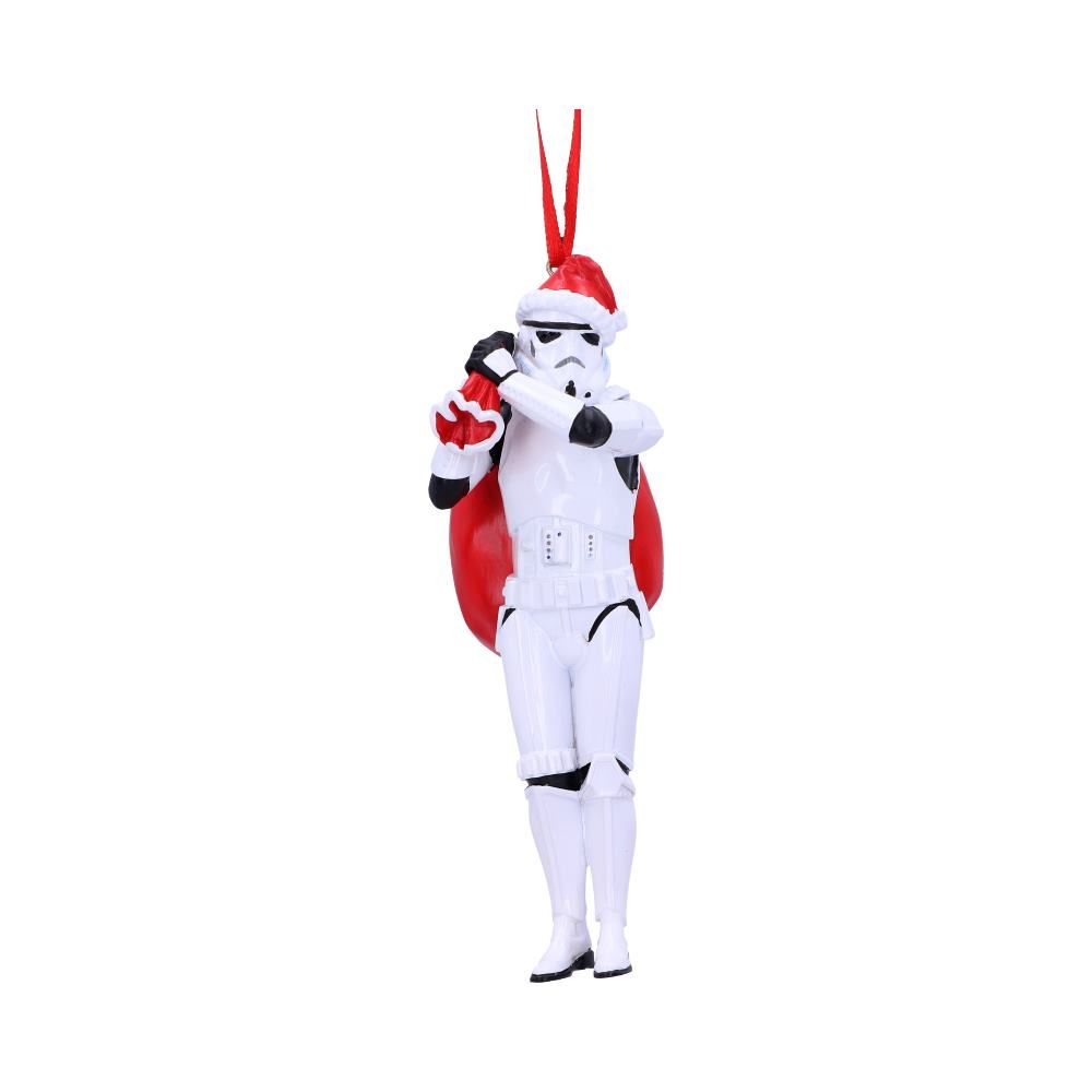 Original Stormtrooper Santa Sack Hanging Ornament 13cm