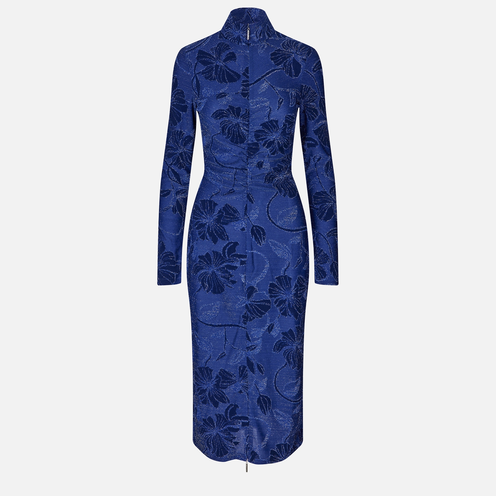 Stine Goya Gathered Lurex Midi Dress - XS