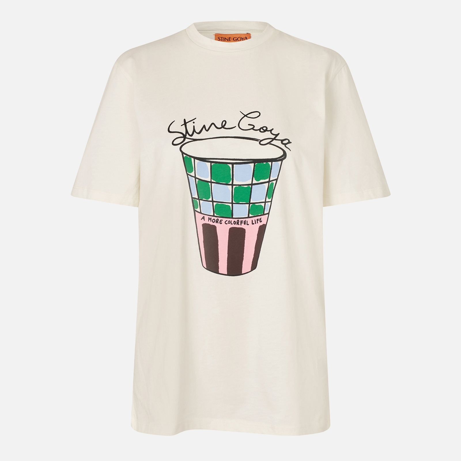 Stine Goya Women's Coffee Cup Exclusive Tee - White/Multi - XS