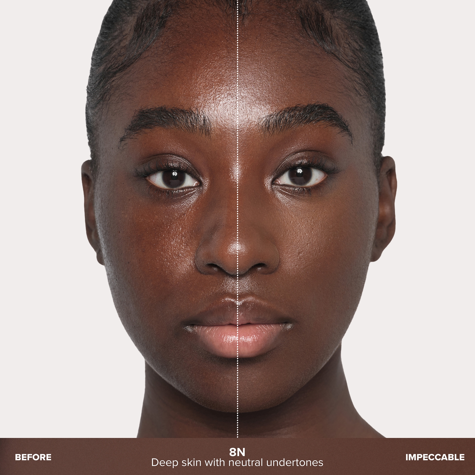 Thumbnail - Anastasia Beverly Hills Impeccable Blurring Second Skin Matte Foundation - Shade 24 - 8N